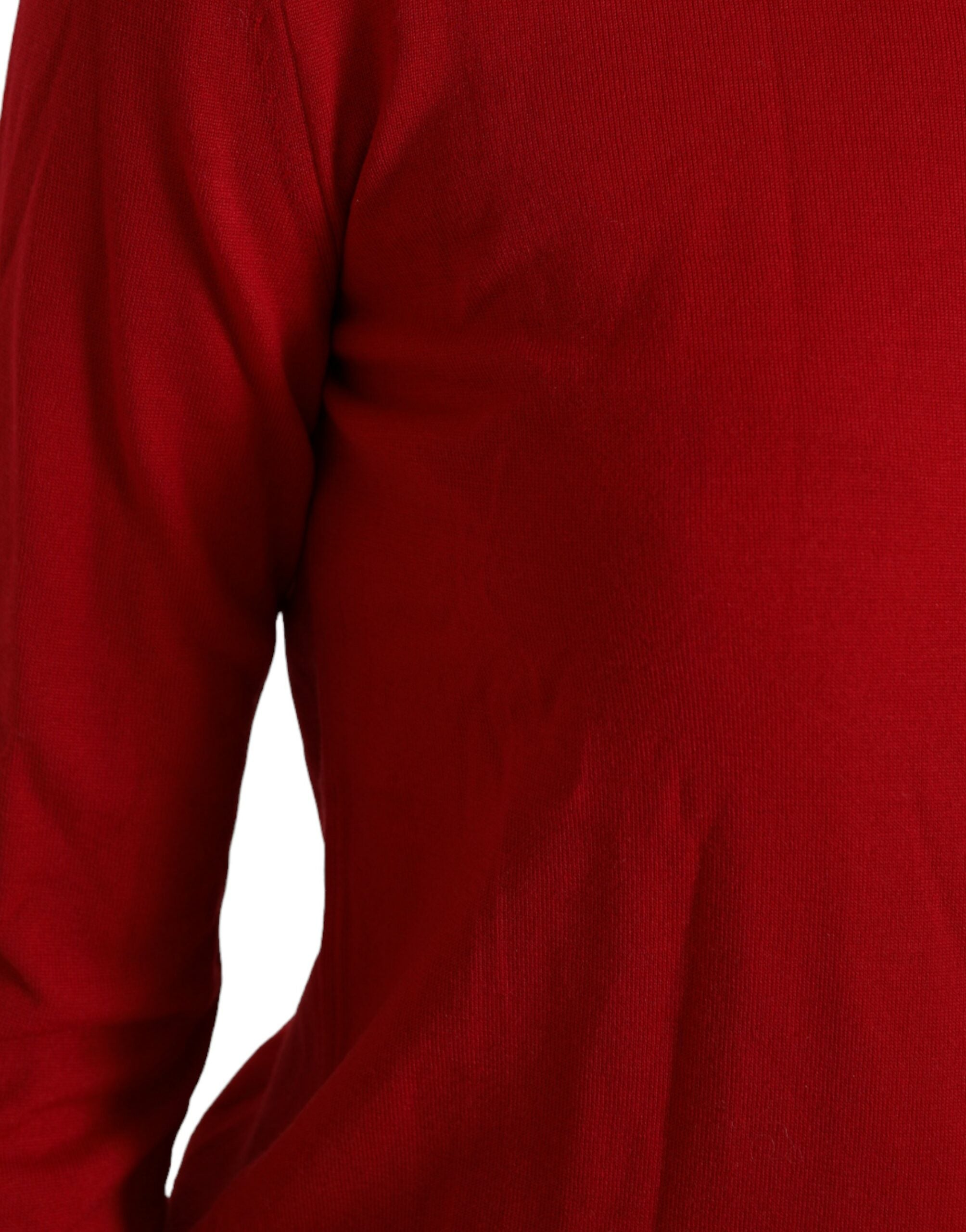 Dolce &amp; Gabbana Strahlend roter Wollpullover
