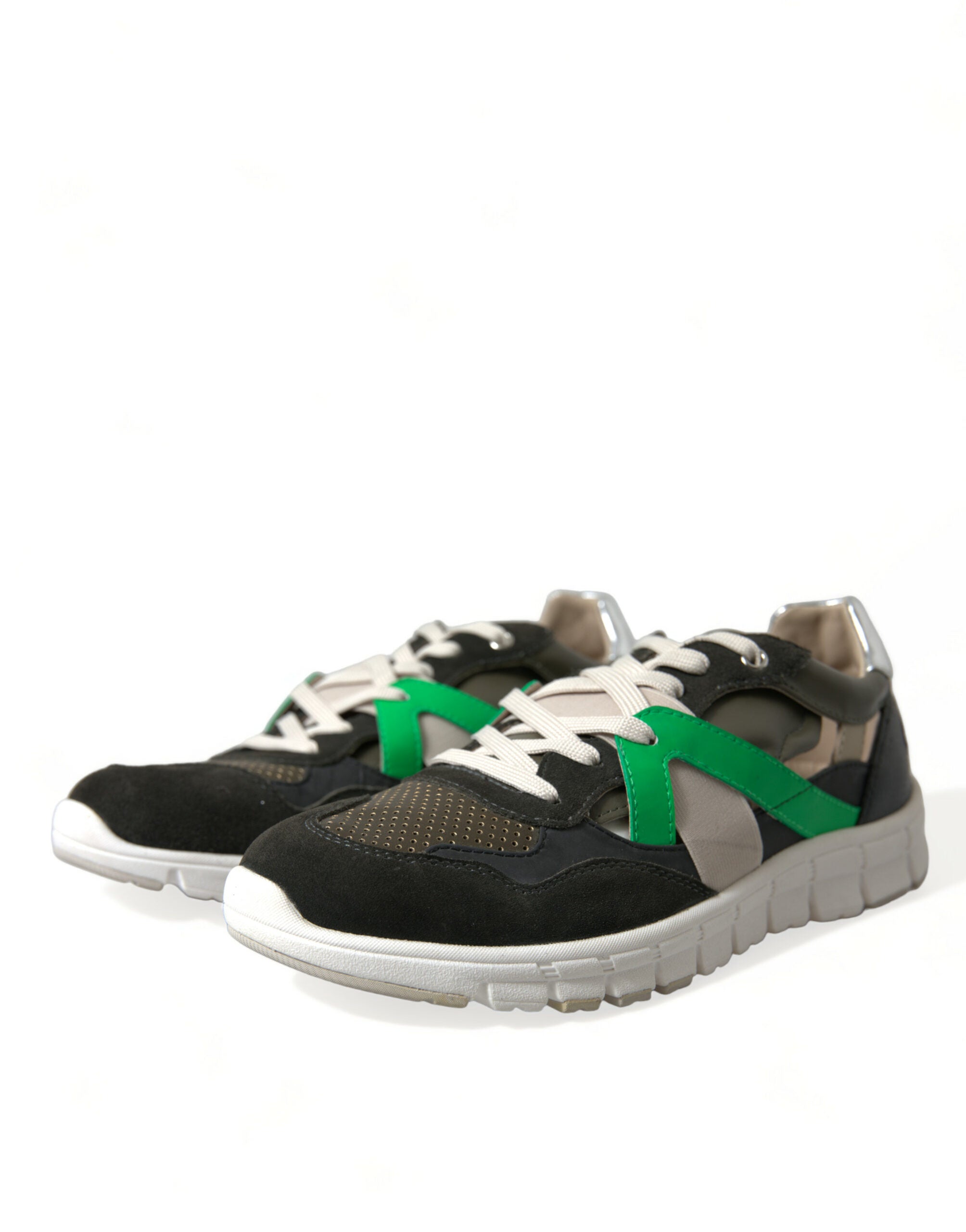 Dolce &amp; Gabbana Exquisite mehrfarbige Low-Top-Designer-Sneaker
