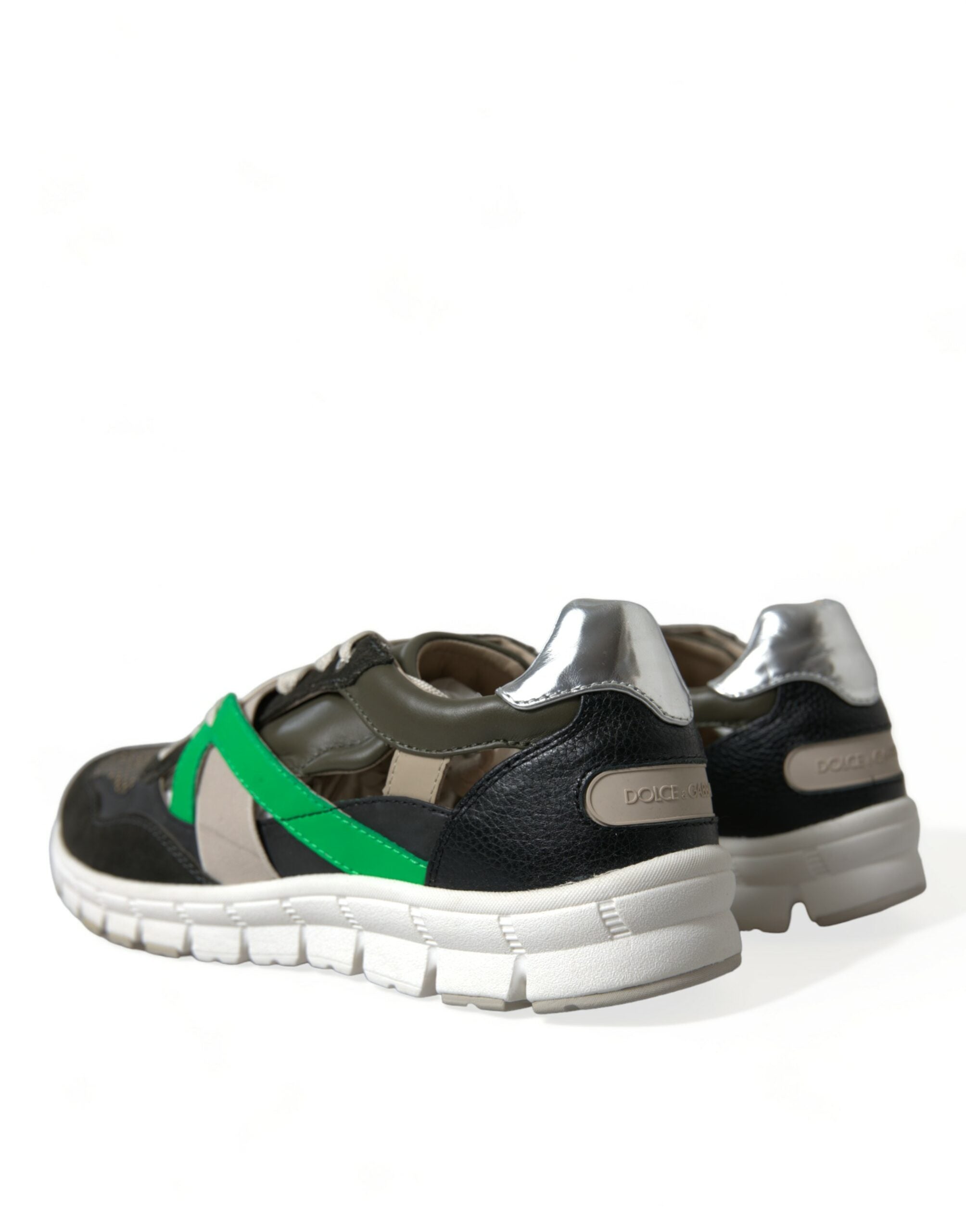 Dolce &amp; Gabbana Exquisite mehrfarbige Low-Top-Designer-Sneaker