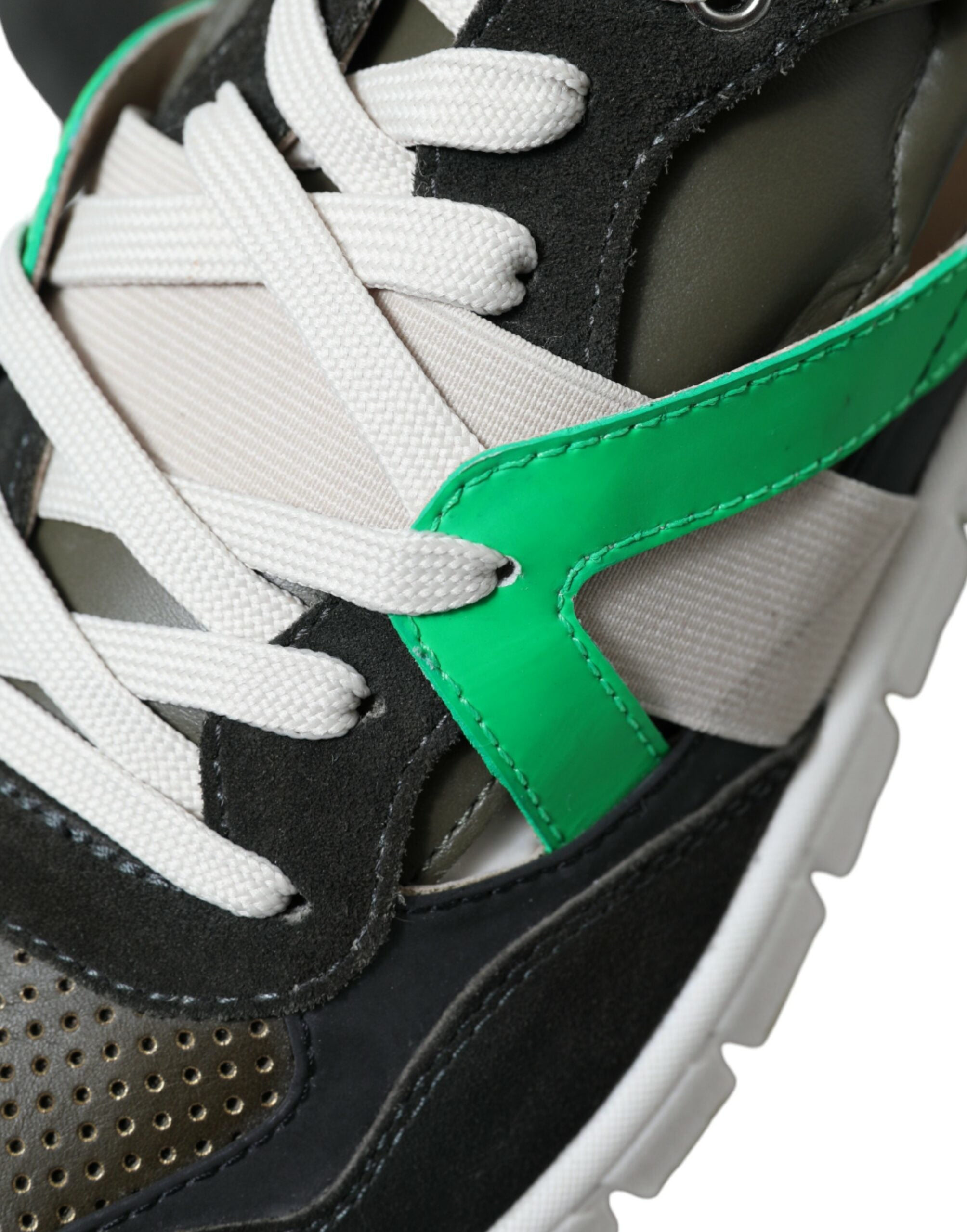Dolce &amp; Gabbana Exquisite mehrfarbige Low-Top-Designer-Sneaker