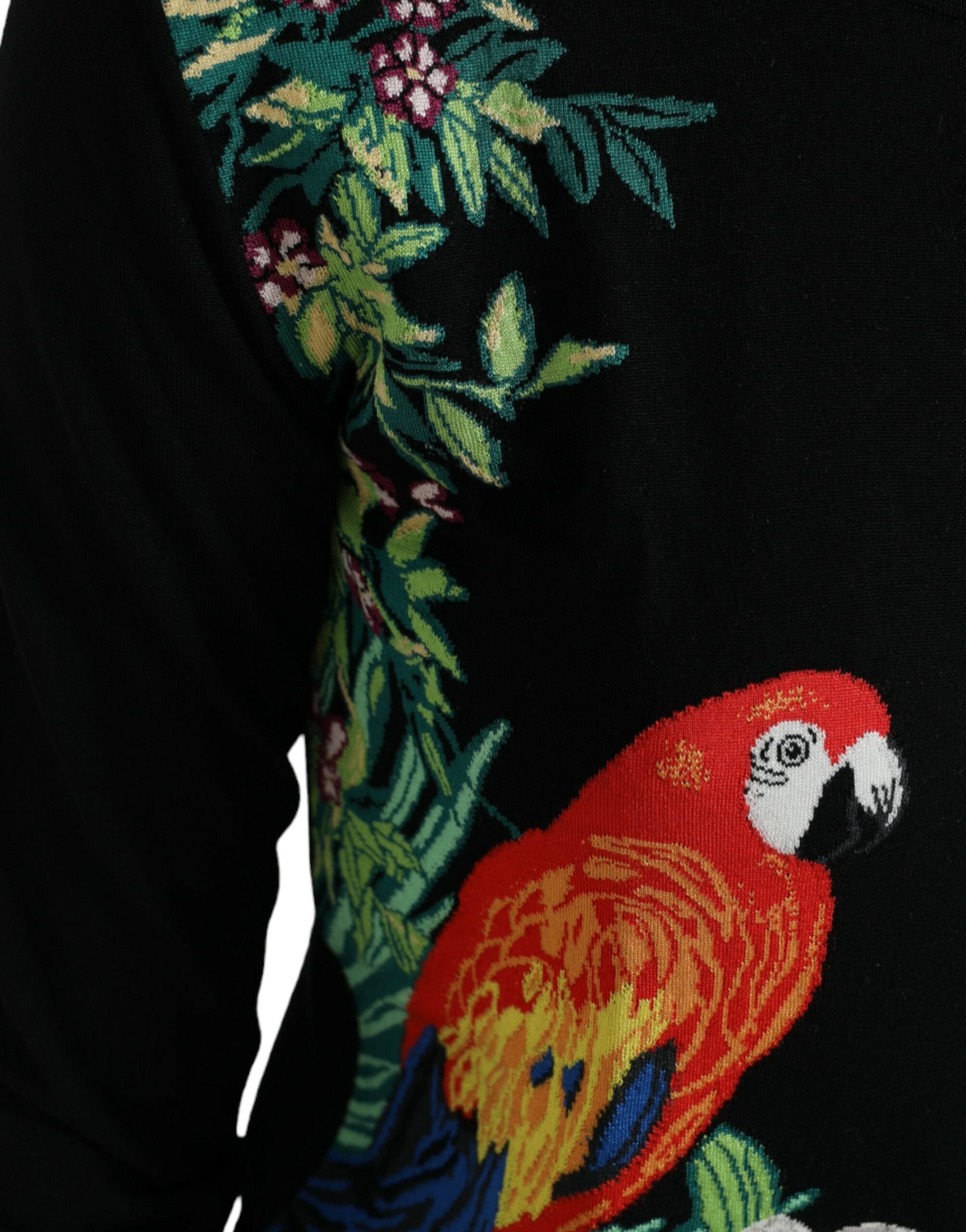 Dolce &amp; Gabbana Eleganter Cardigan aus bedruckter Wolle und Seide