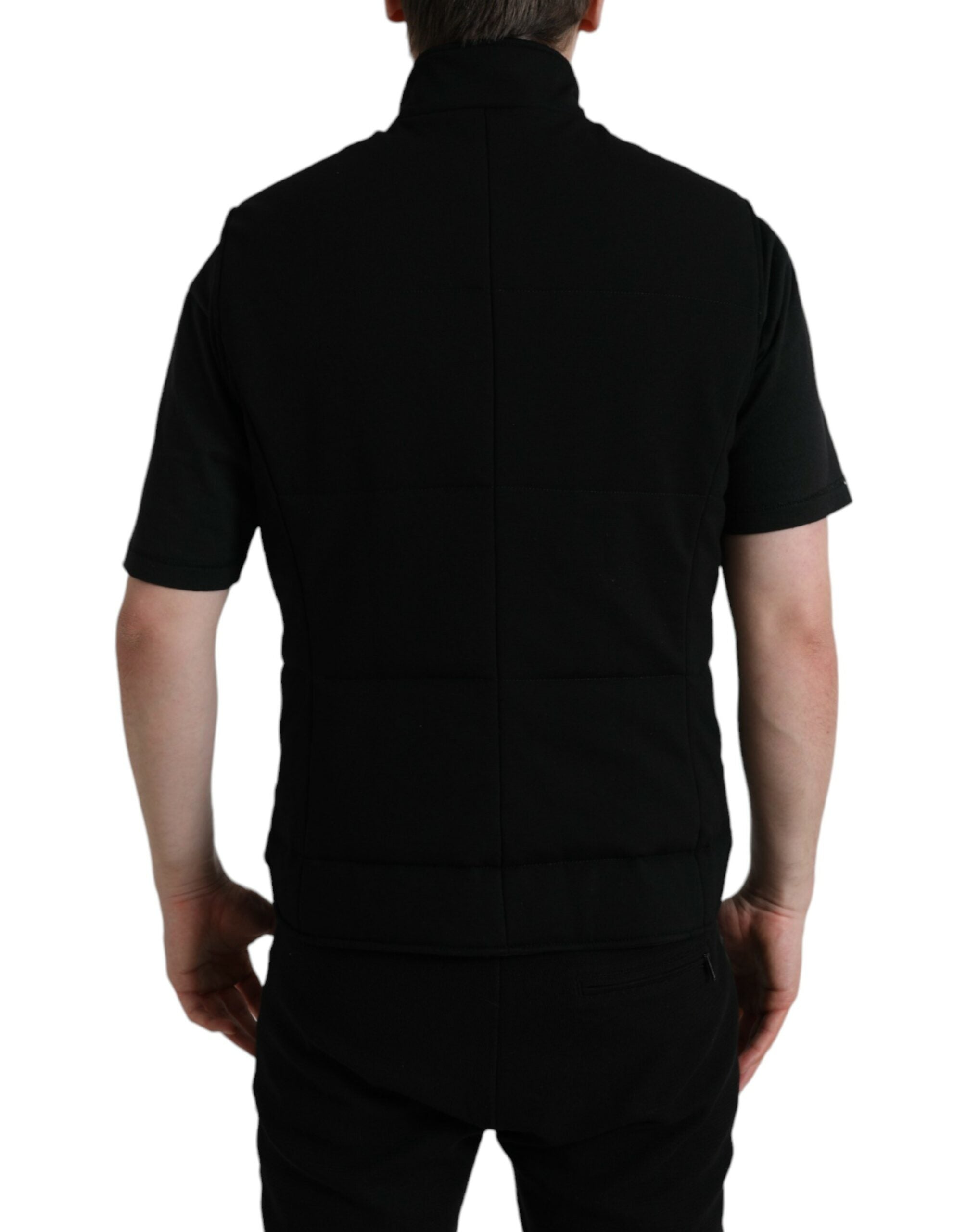 Dolce &amp; Gabbana Elegante schwarze ärmellose Weste