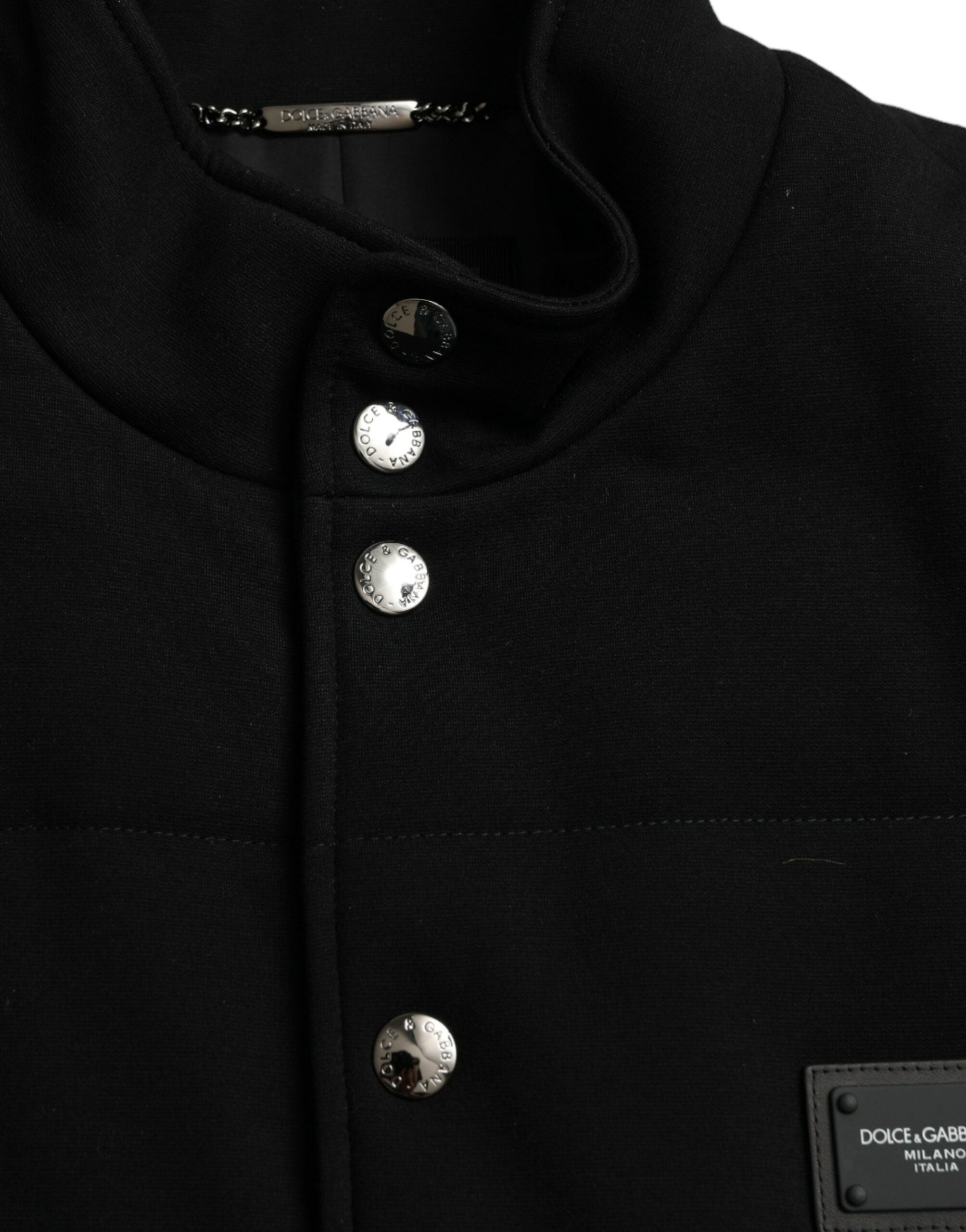 Dolce &amp; Gabbana Elegante schwarze ärmellose Weste