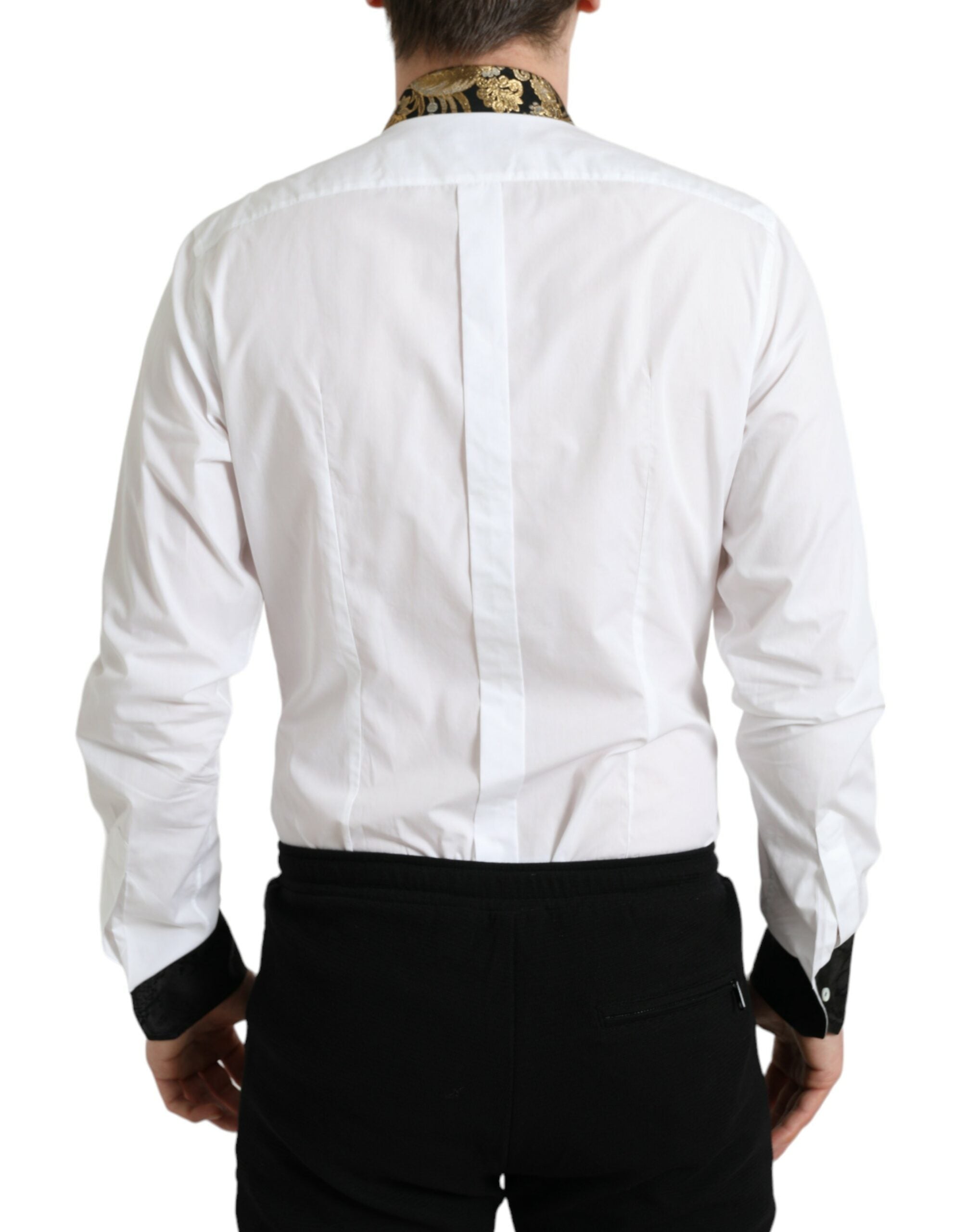 Elegantes Hemd mit Golddetails von Dolce &amp; Gabbana
