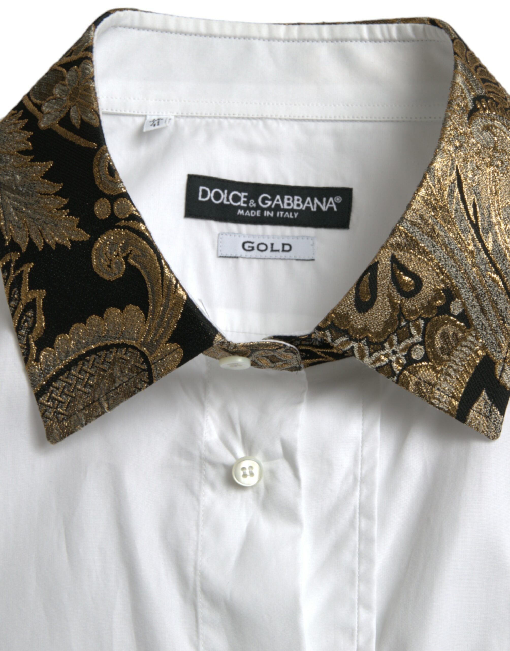 Elegantes Hemd mit Golddetails von Dolce &amp; Gabbana