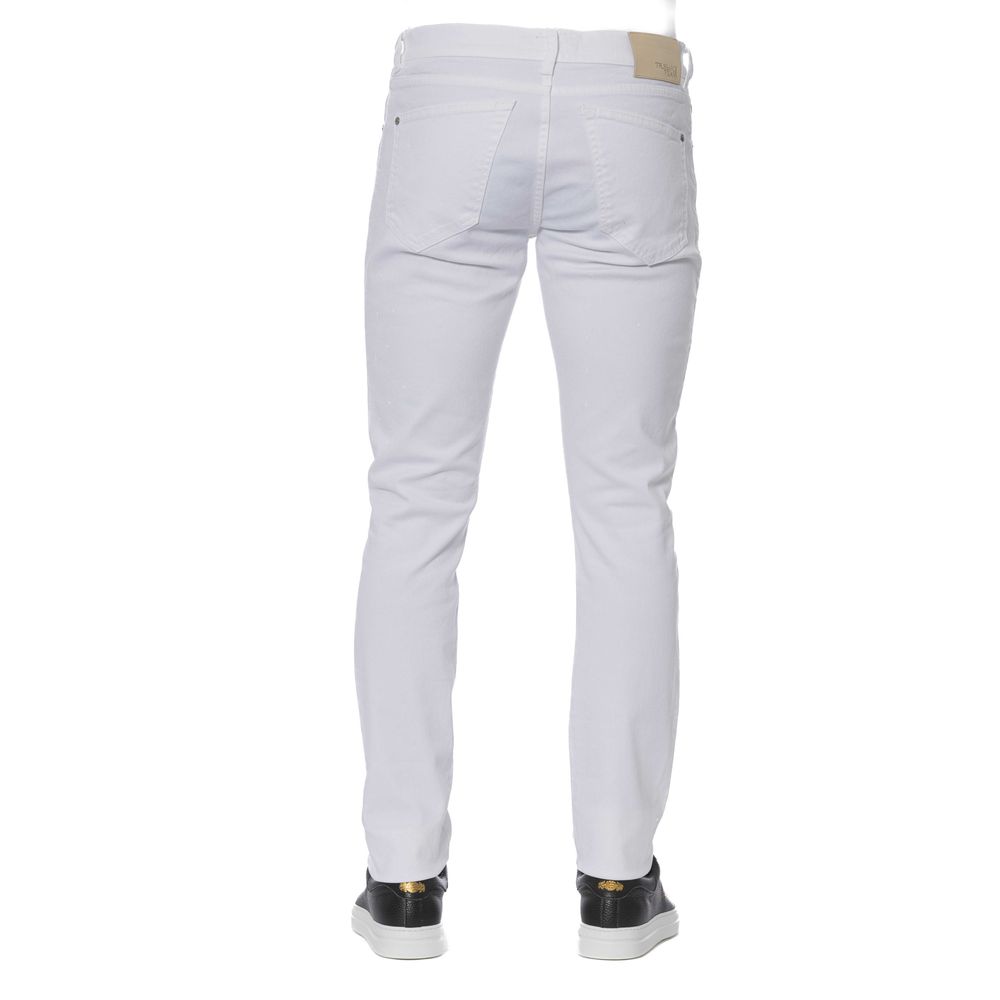 Trussardi Jeans Weiße Jeans aus Baumwolle für Herren