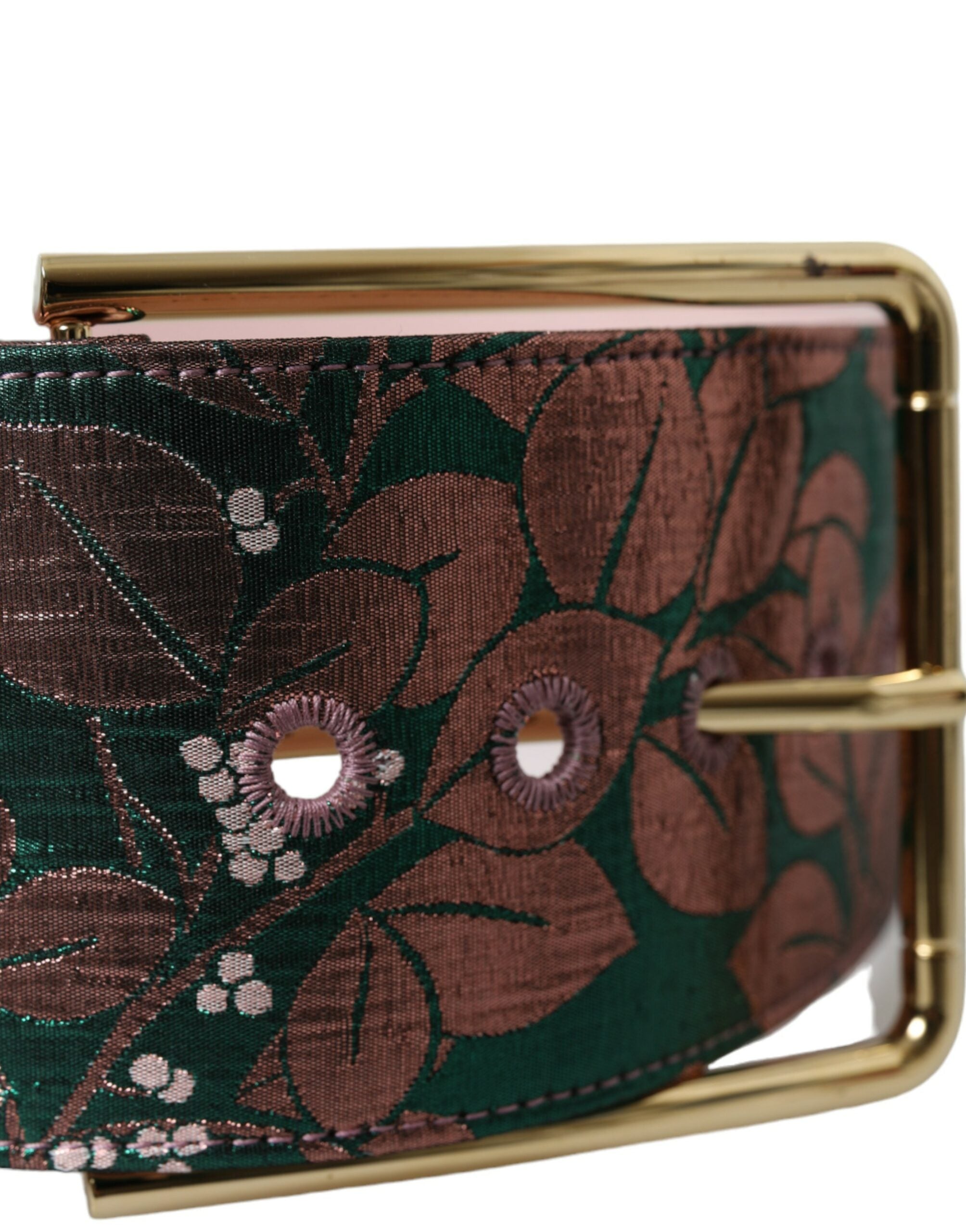 Dolce &amp; Gabbana Mehrfarbiger Statement-Gürtel mit hoher Taille