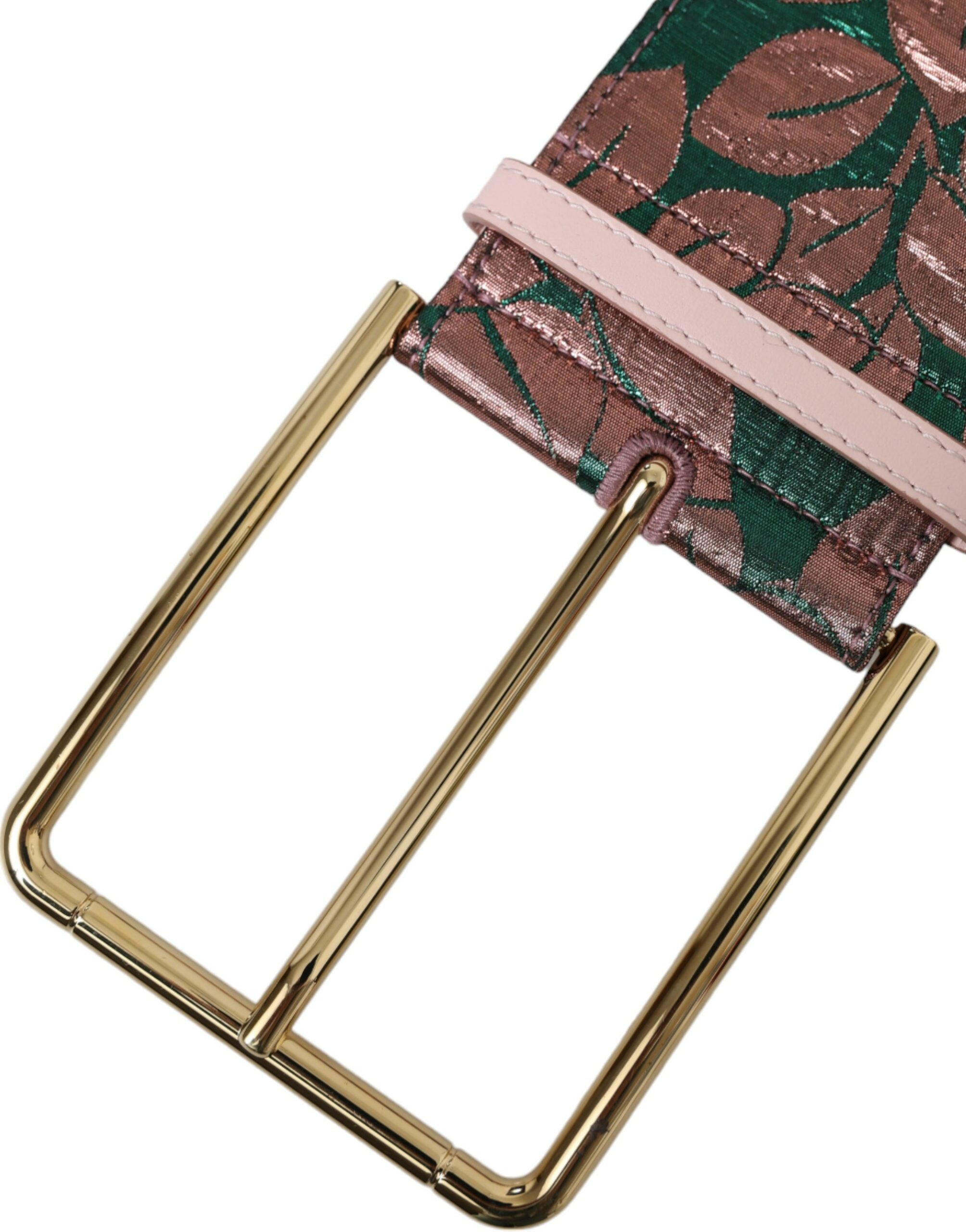 Dolce &amp; Gabbana Mehrfarbiger Statement-Gürtel mit hoher Taille