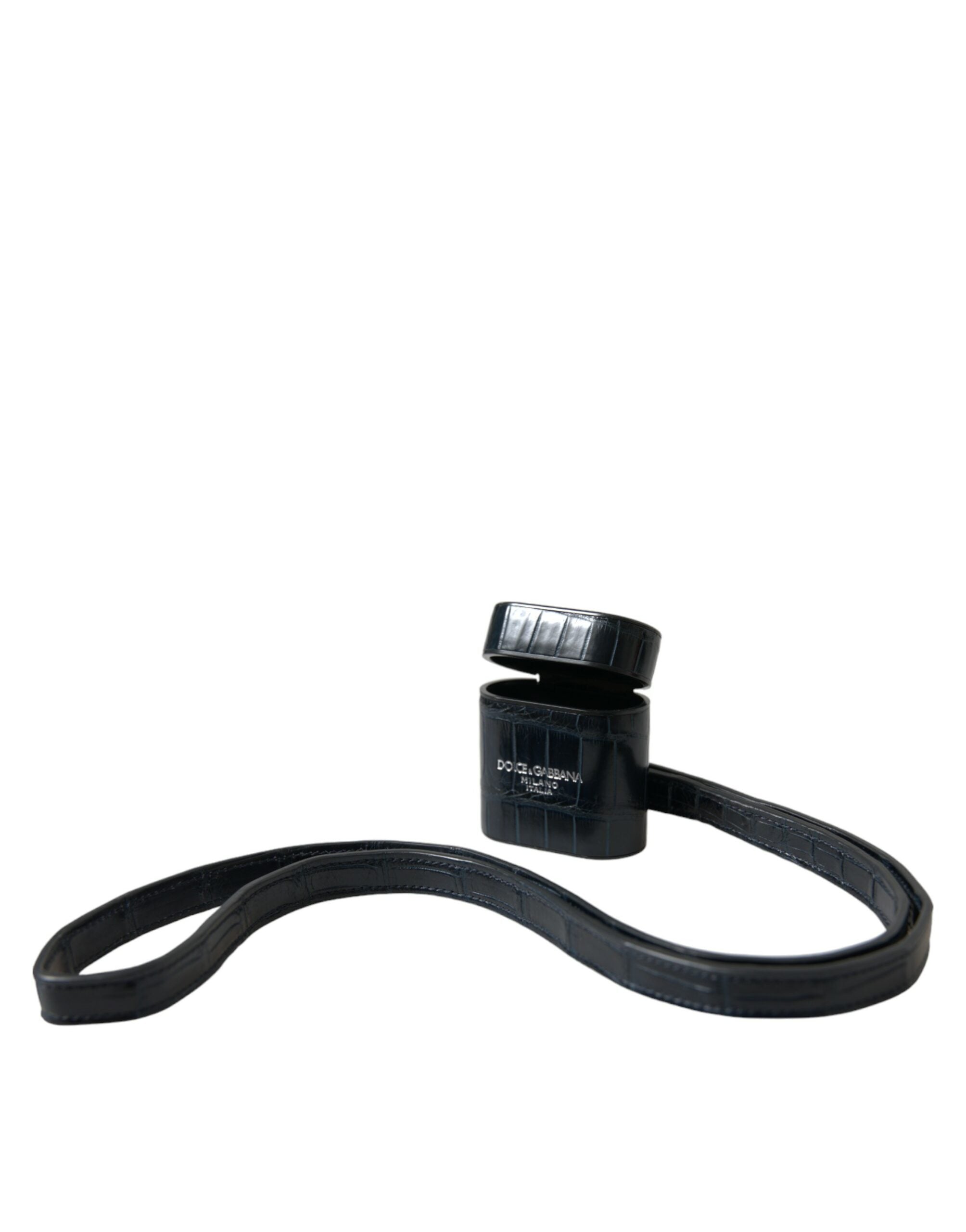 Husă Dolce &amp; Gabbana Chic din piele de crocodil pentru Airpods