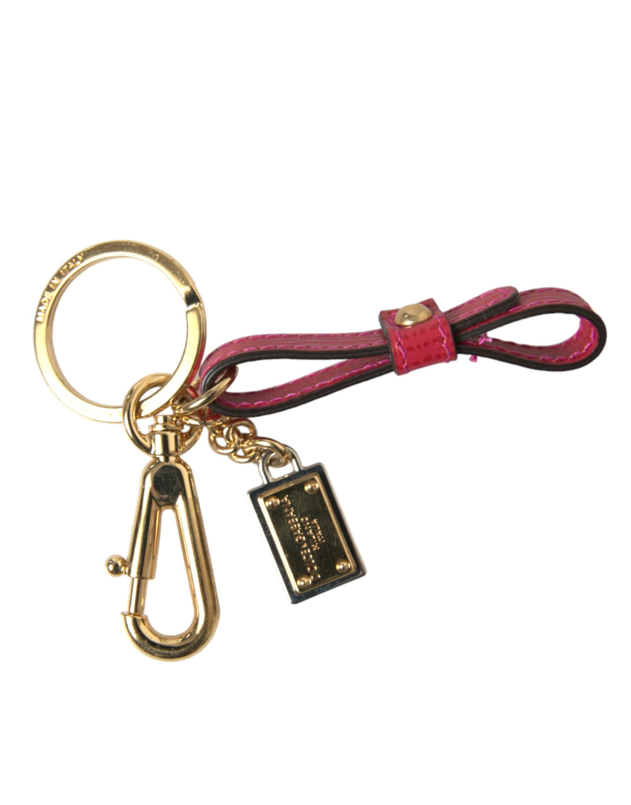 Breloc Dolce &amp; Gabbana Superb din piele roșie
