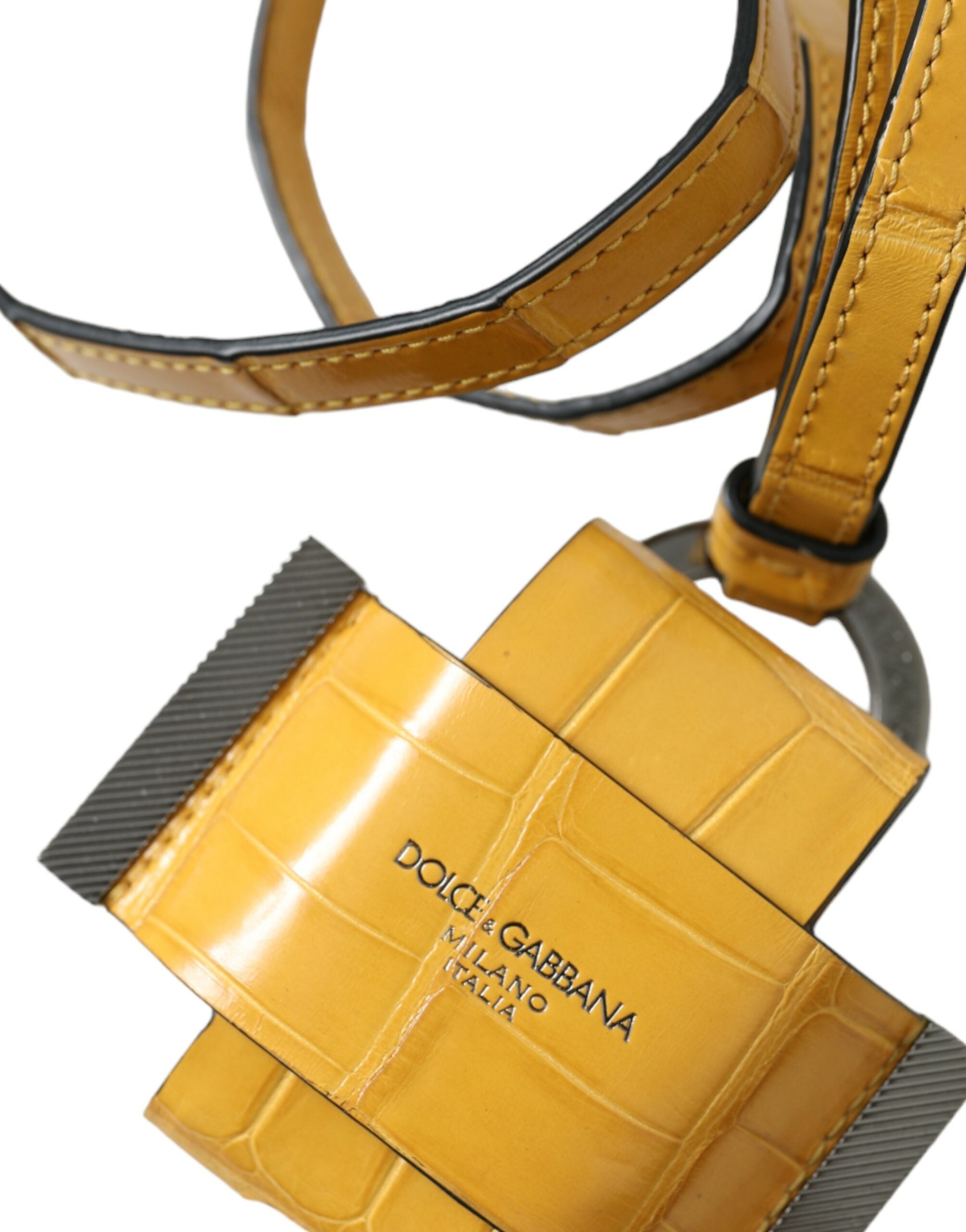 Suport chei Dolce &amp; Gabbana Exquisite din piele de aligator