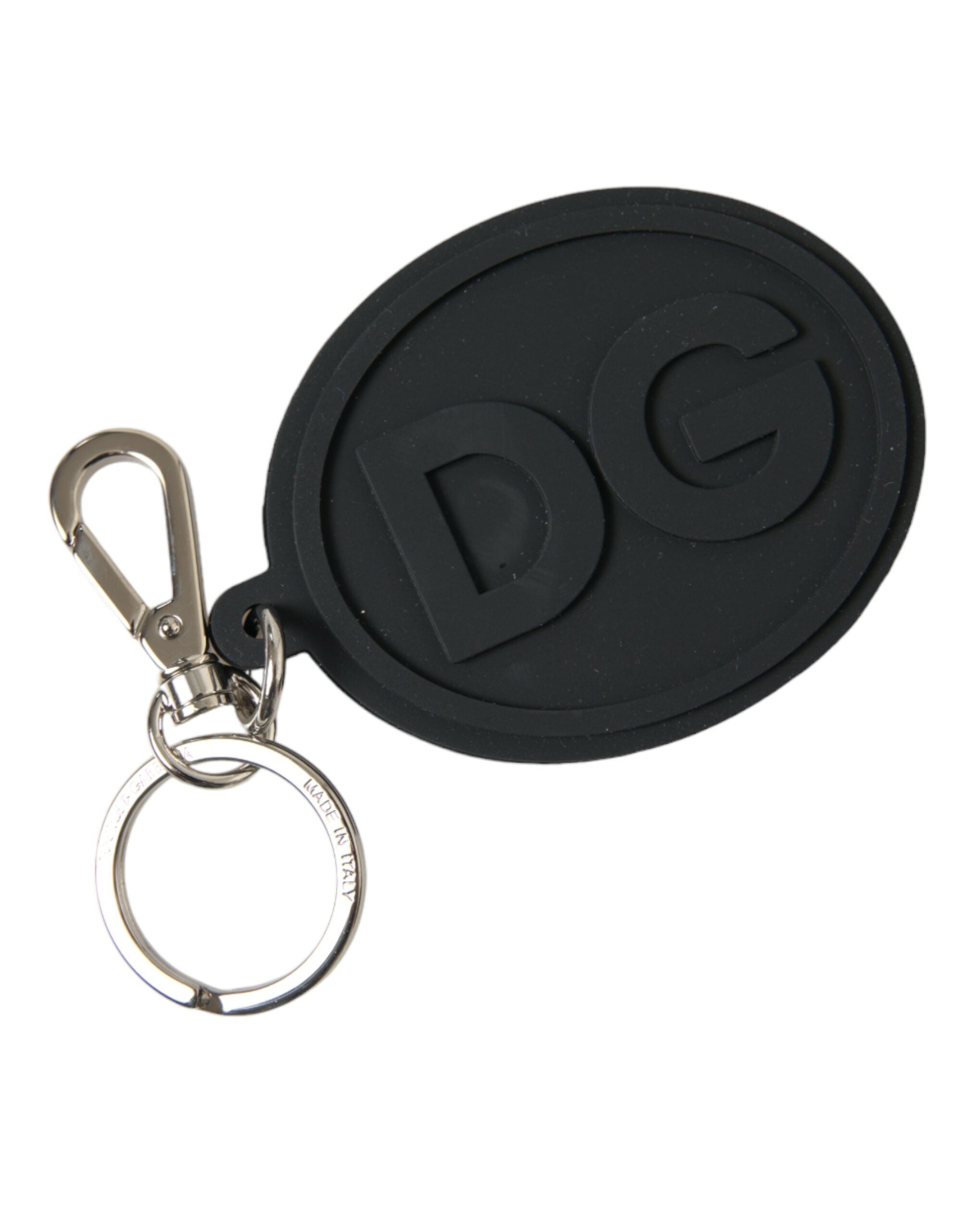 Breloc Dolce &amp; Gabbana Chic Black and Silver Logo