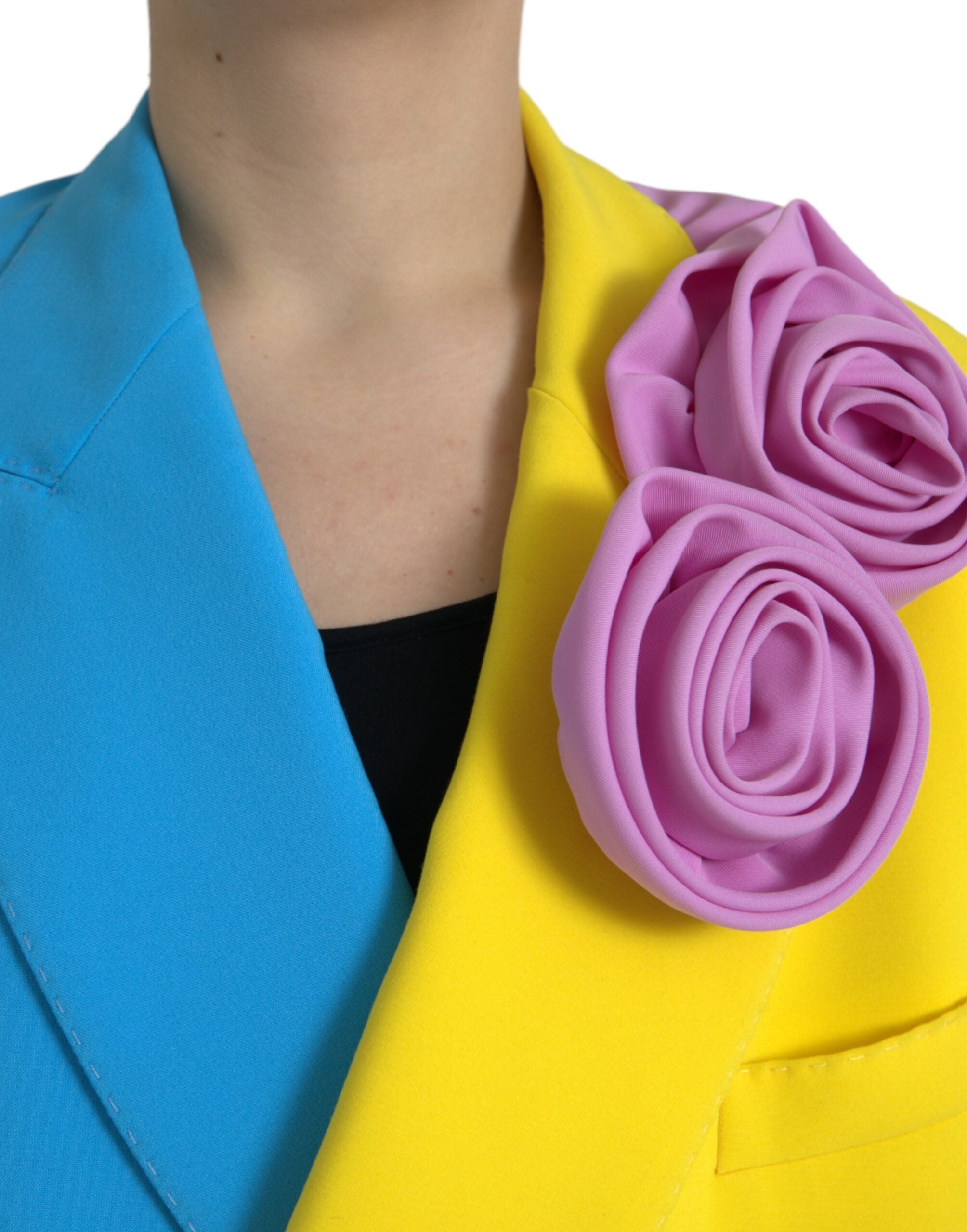 Dolce &amp; Gabbana – Mehrfarbige Trenchcoat-Jacke mit Patchwork