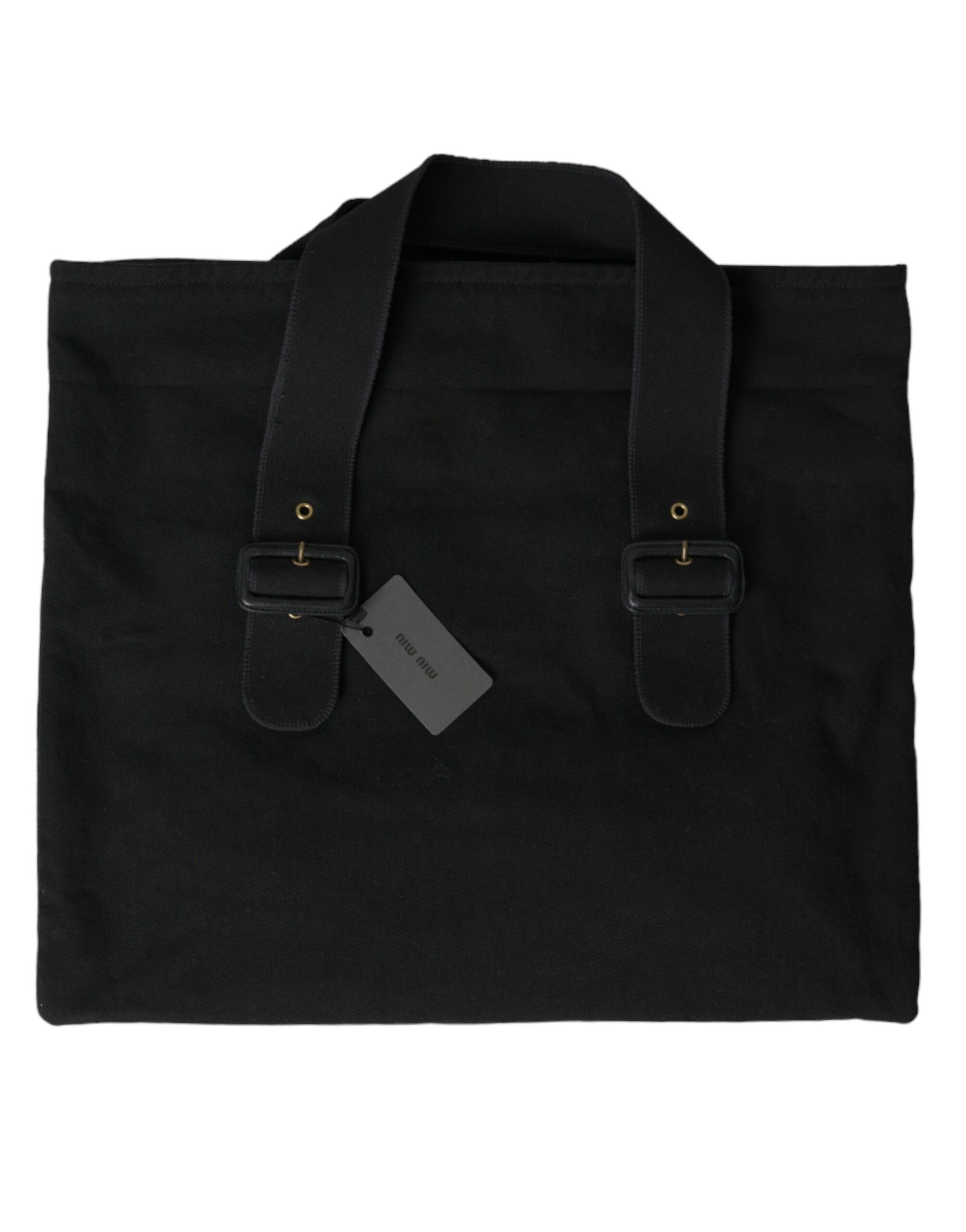 Geantă Miu Miu Chic Black Denim pentru eleganță de zi cu zi