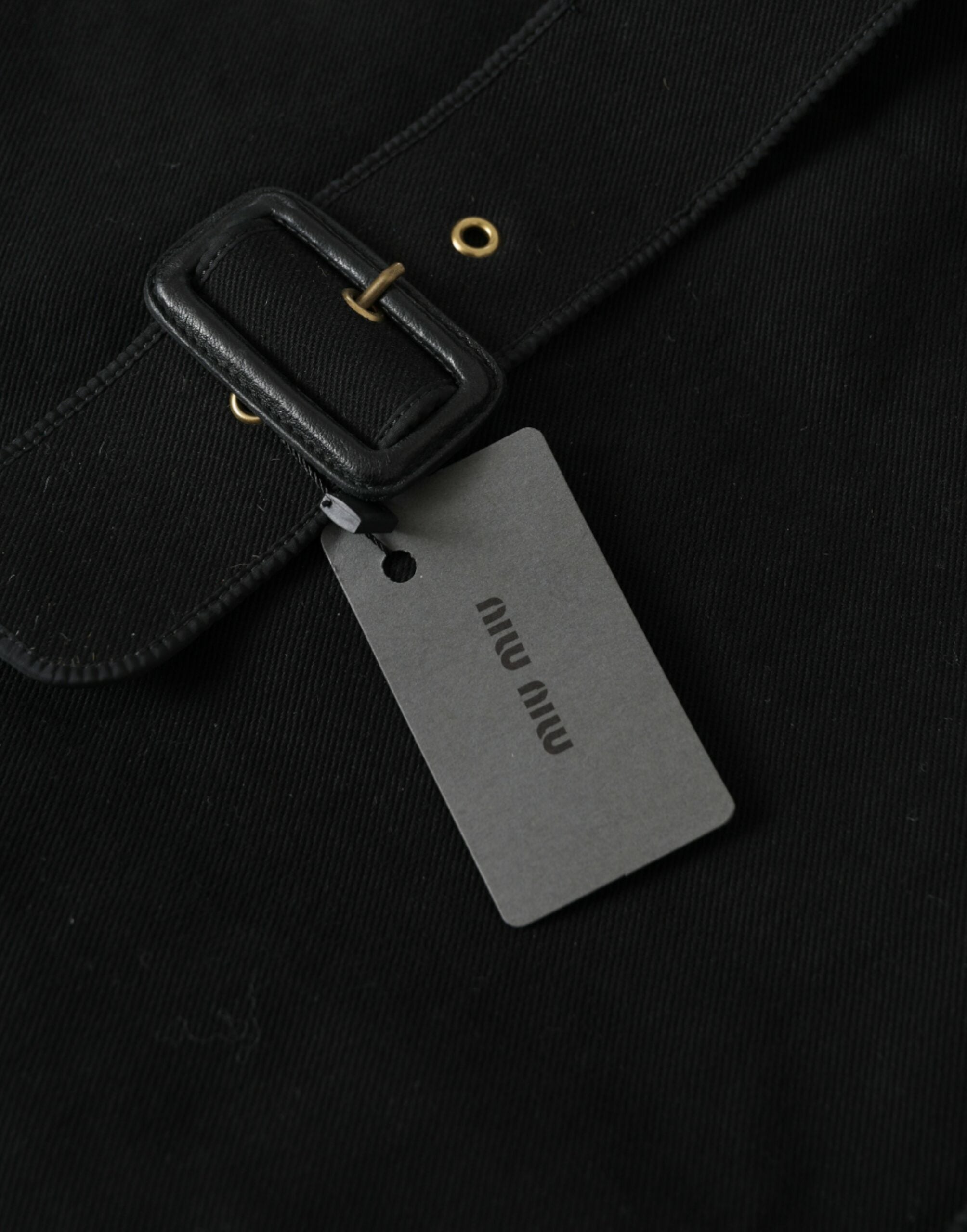 Geantă Miu Miu Chic Black Denim pentru eleganță de zi cu zi