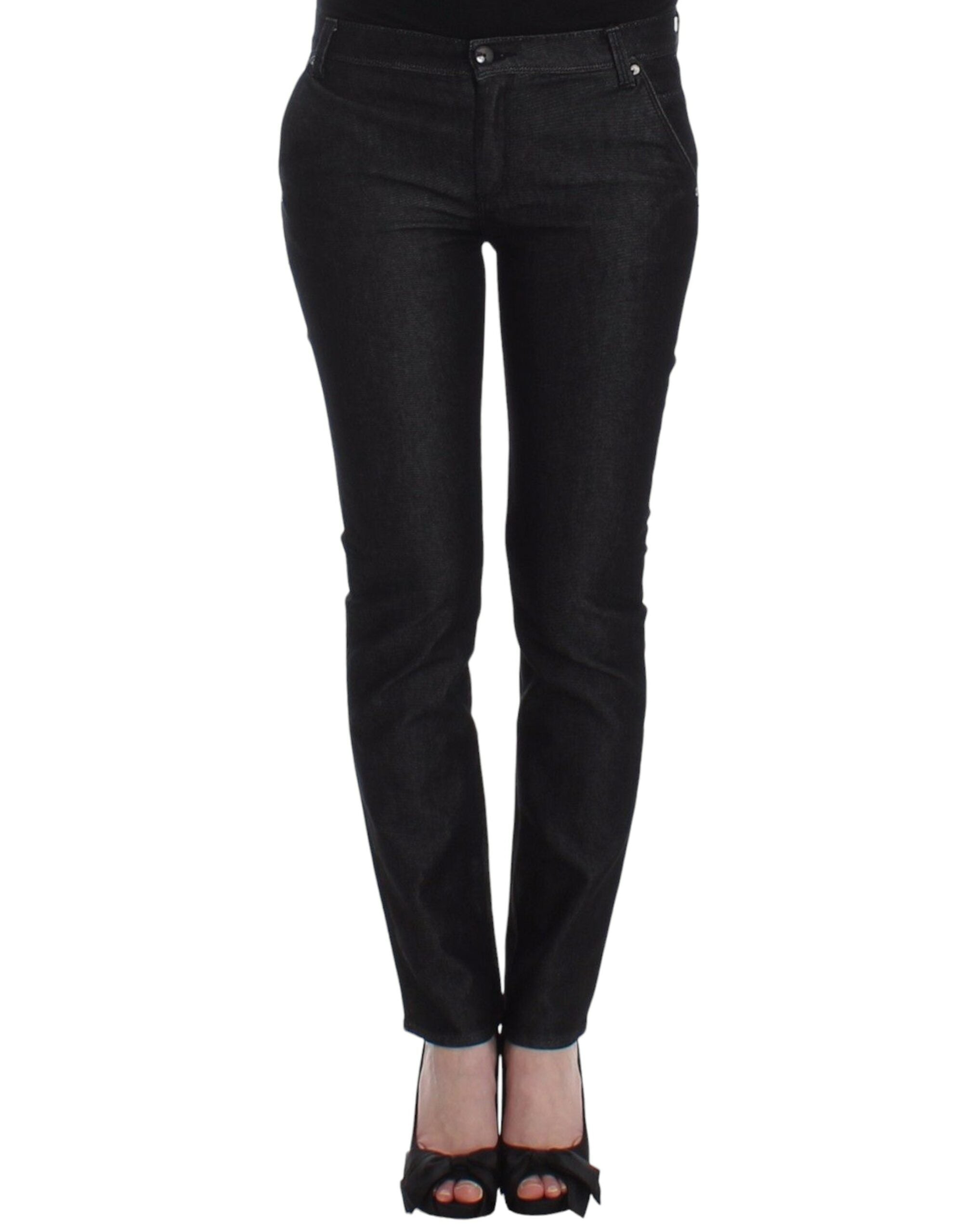 Ermanno Scervino Schicke schwarze Skinny Jeans – Elegant &amp; Slim Fit