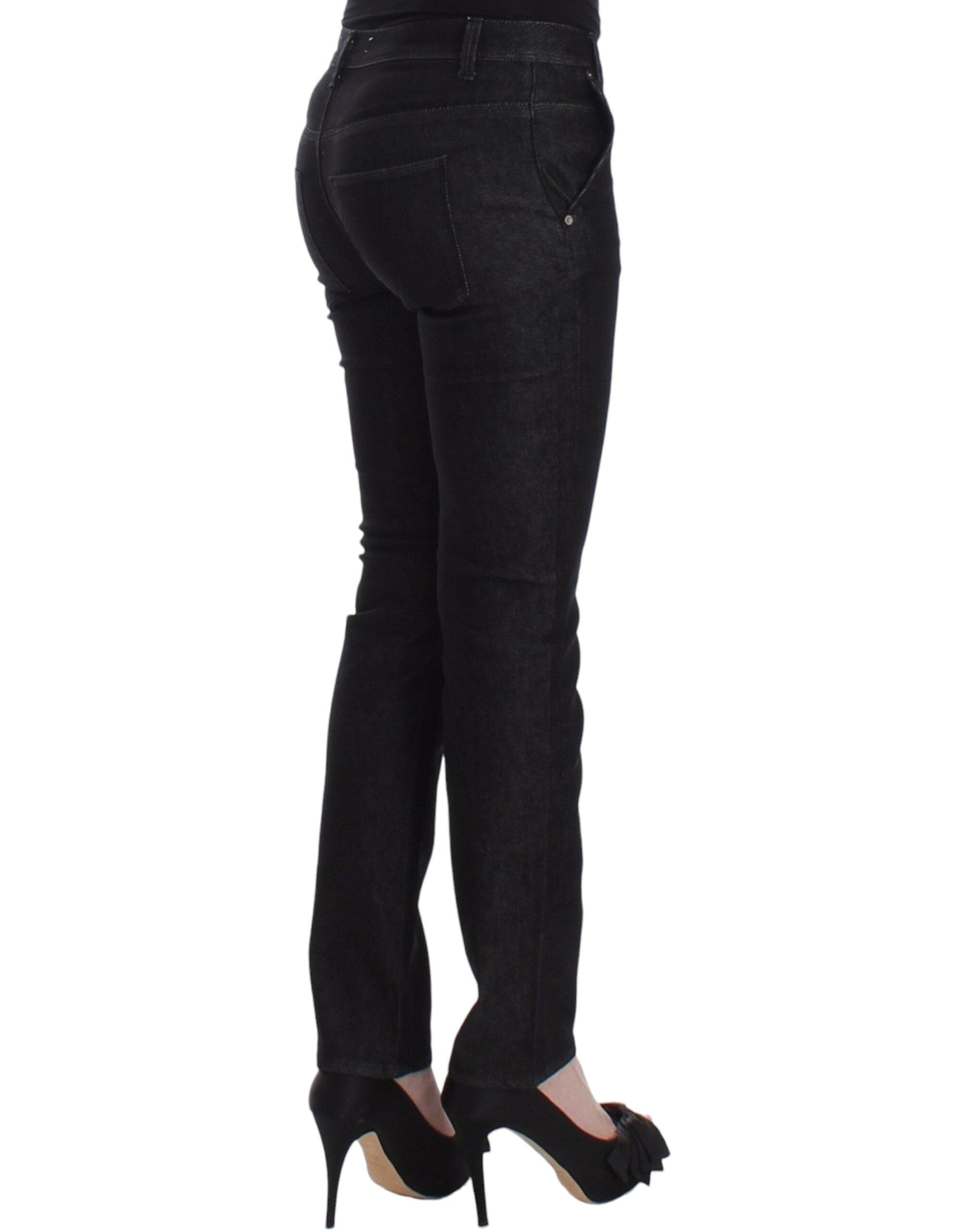 Ermanno Scervino Schicke schwarze Skinny Jeans – Elegant &amp; Slim Fit