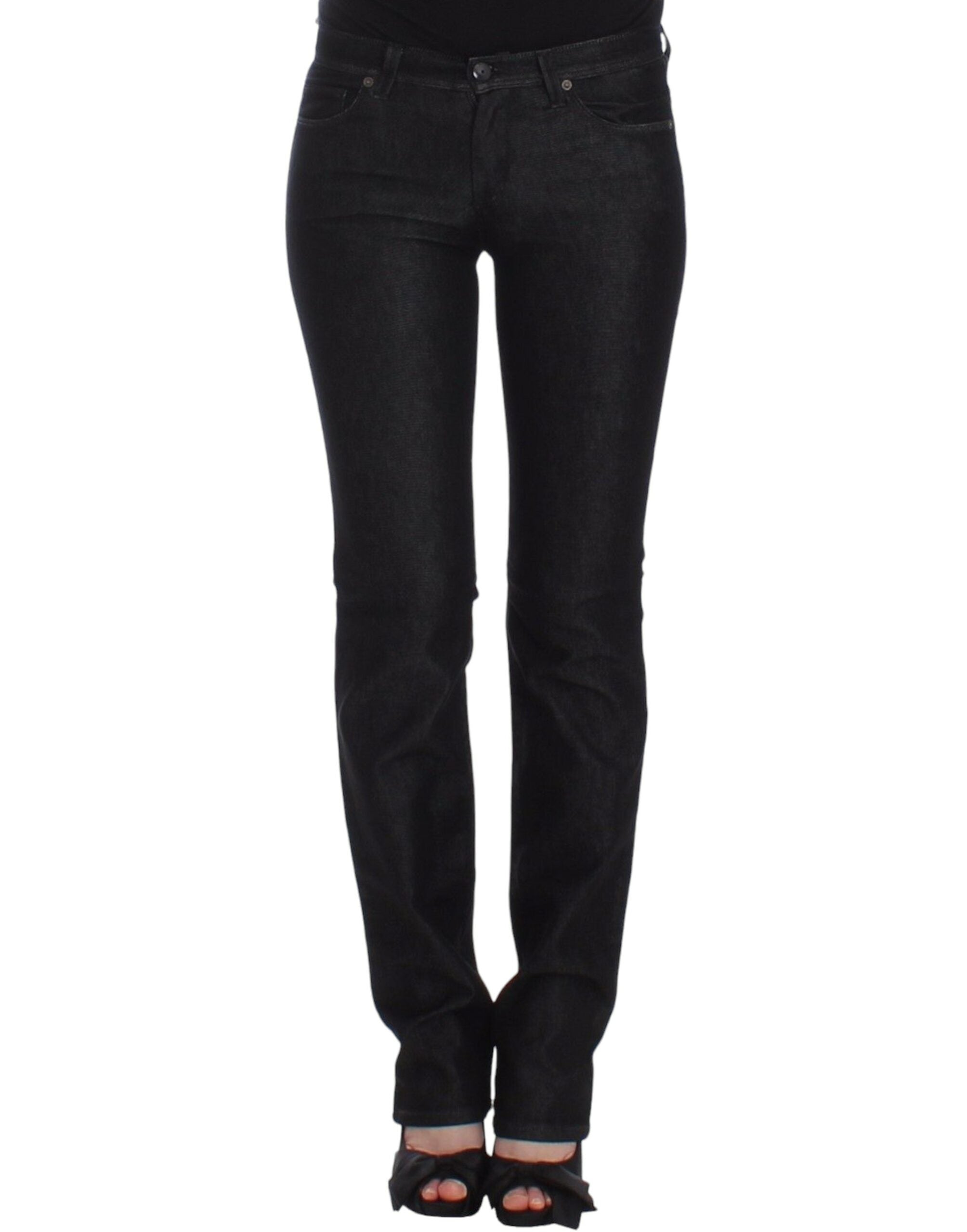 Ermanno Scervino – Schicke, schwarze Slim-Skinny-Jeans
