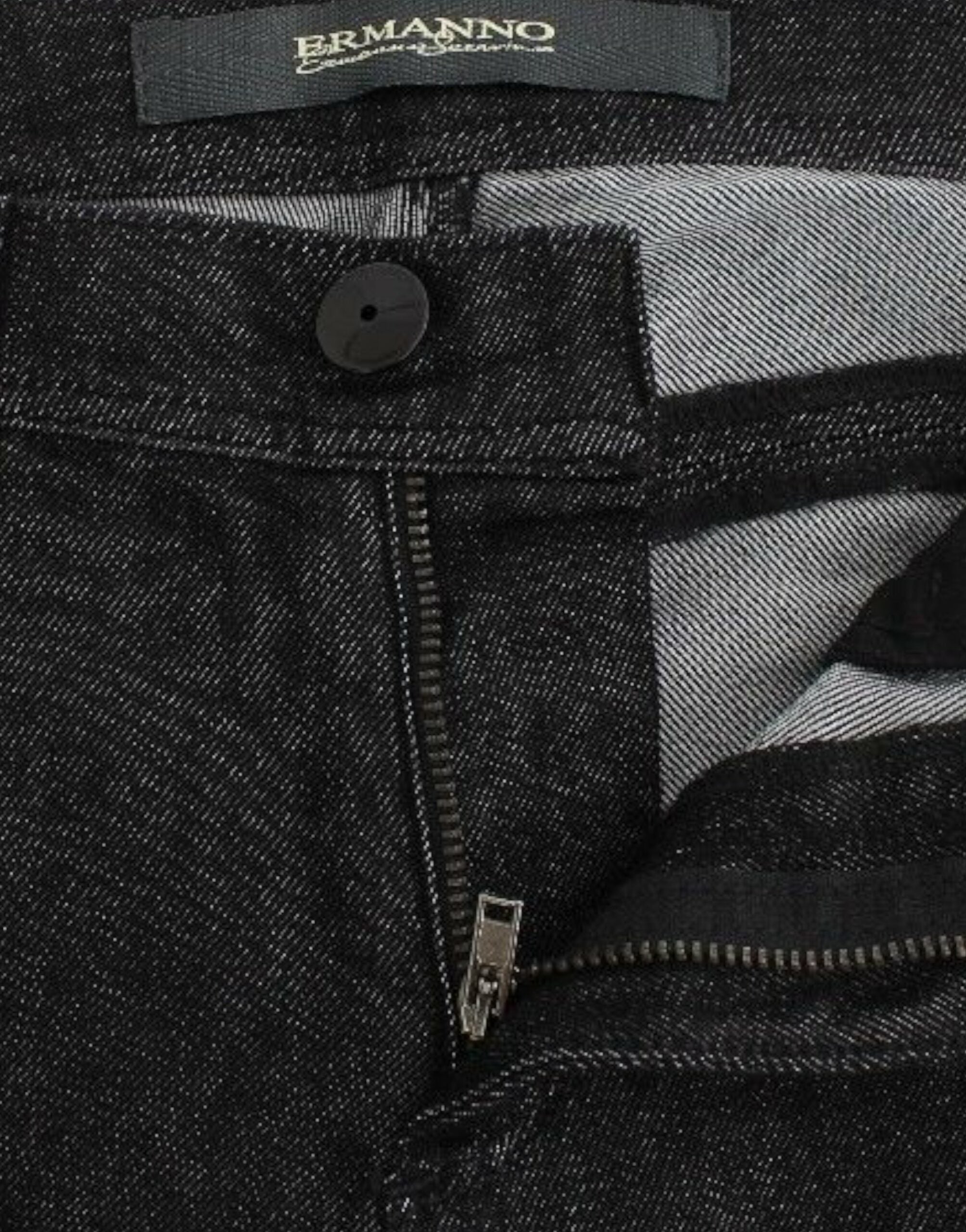 Ermanno Scervino – Schicke, schwarze Slim-Skinny-Jeans