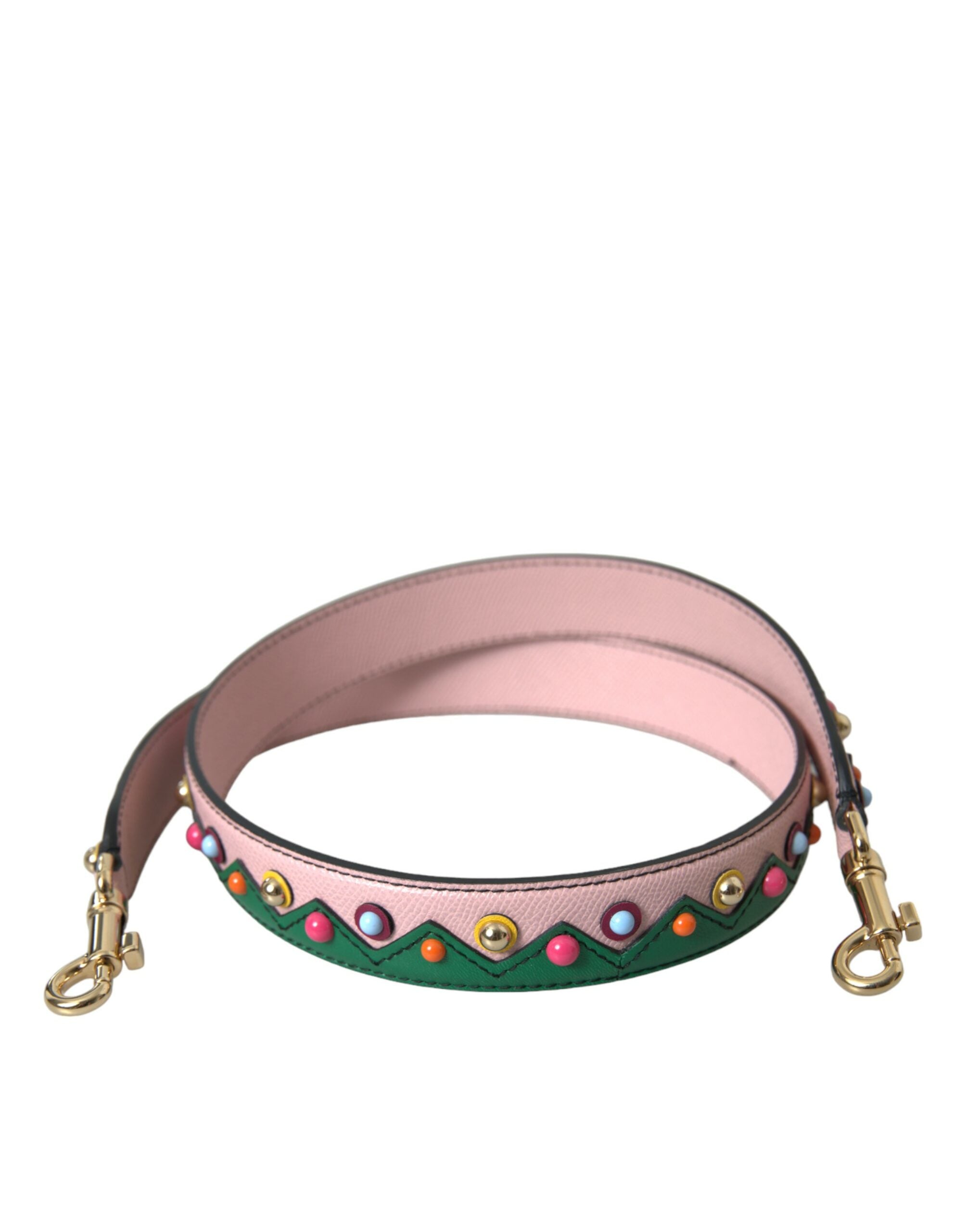 Dolce &amp; Gabbana Geantă de mână din piele roz cu curea de umăr