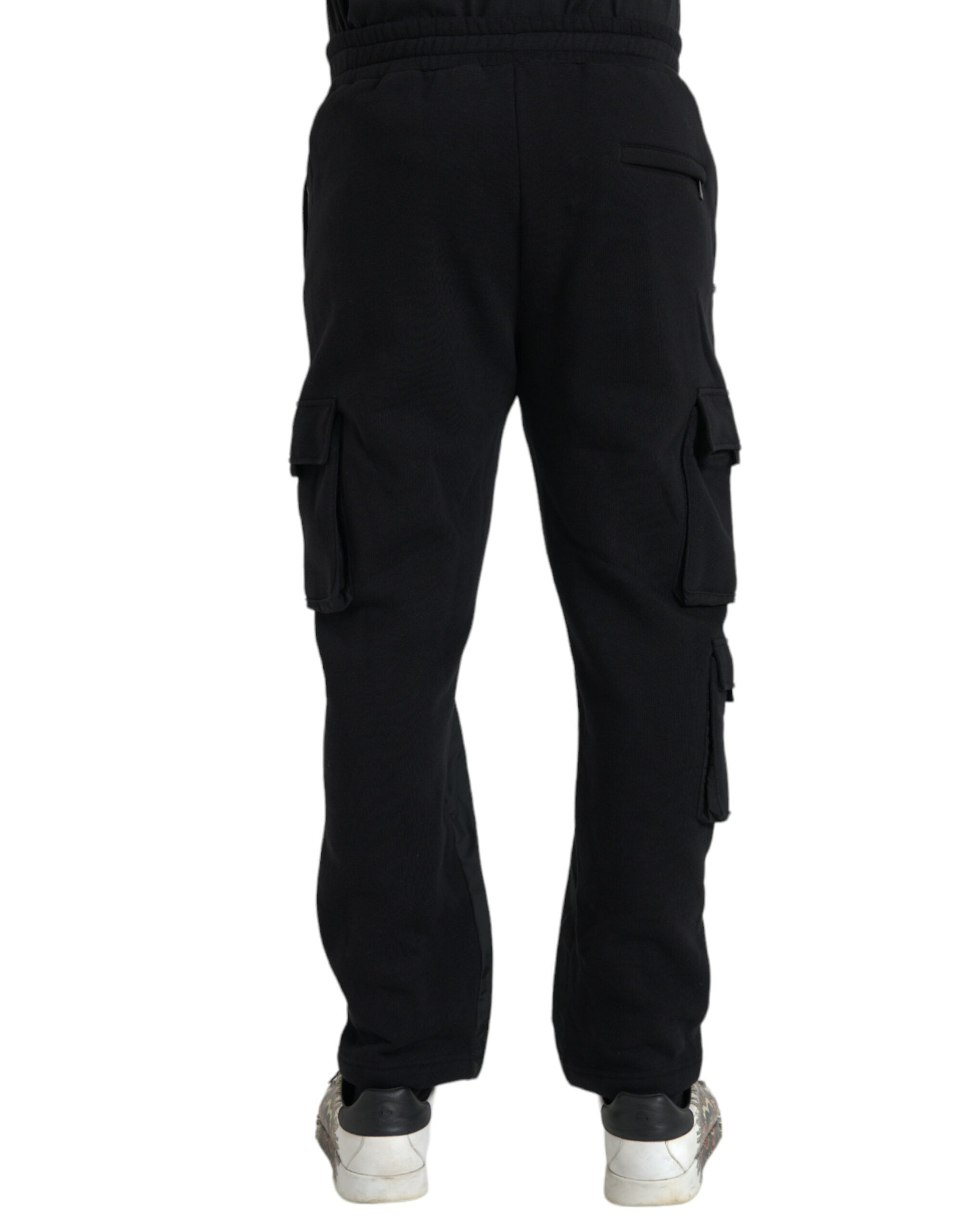 Dolce &amp; Gabbana – Schwarze Skinny-Hose aus Baumwollmischung