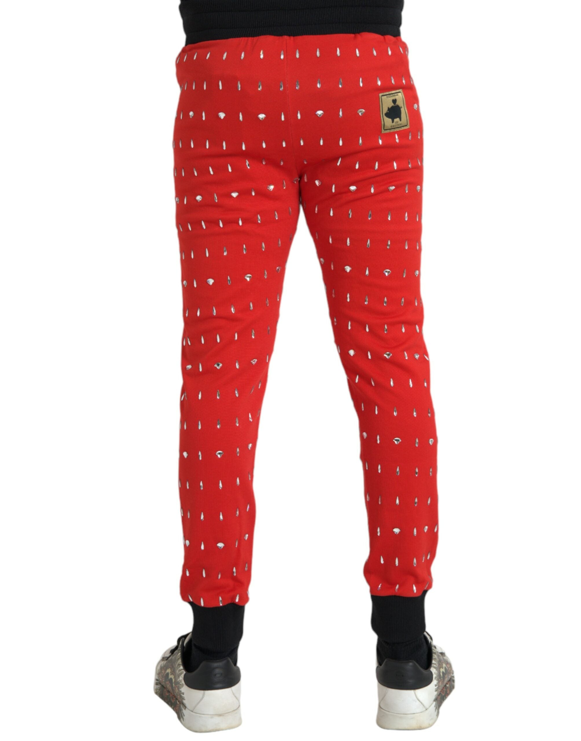 Dolce &amp; Gabbana – Rote Jogginghose „Year of the Pig“