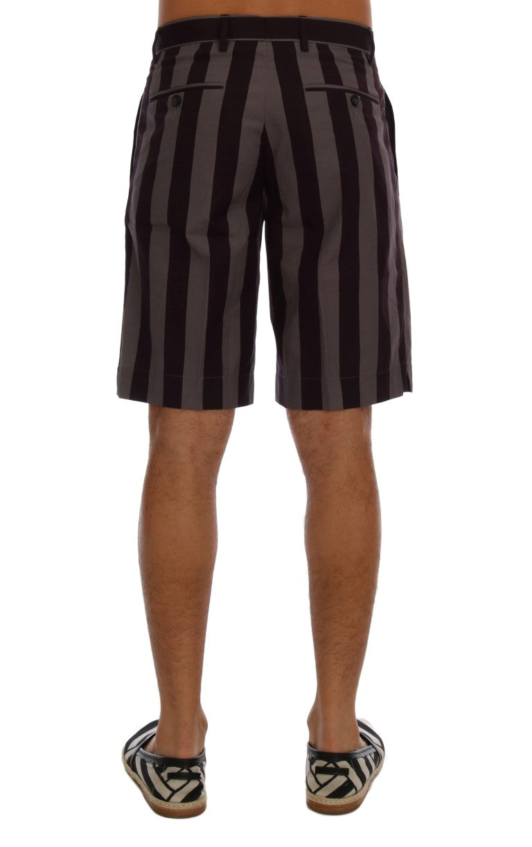 Dolce &amp; Gabbana Lässige gestreifte Baumwollshorts