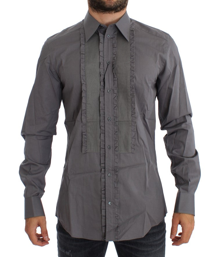 Dolce &amp; Gabbana Elegantes Slim Fit-Hemd aus Baumwolle