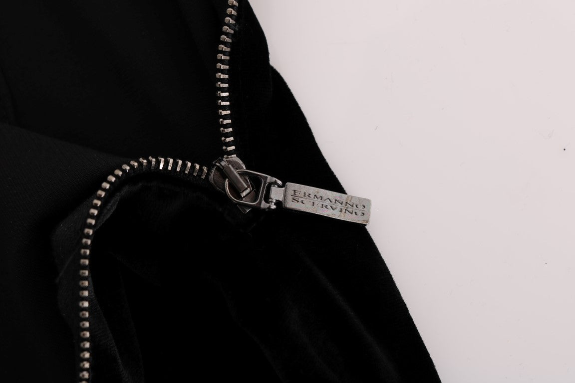 Ermanno Scervino Elegante schwarze Hose mit hoher Taille