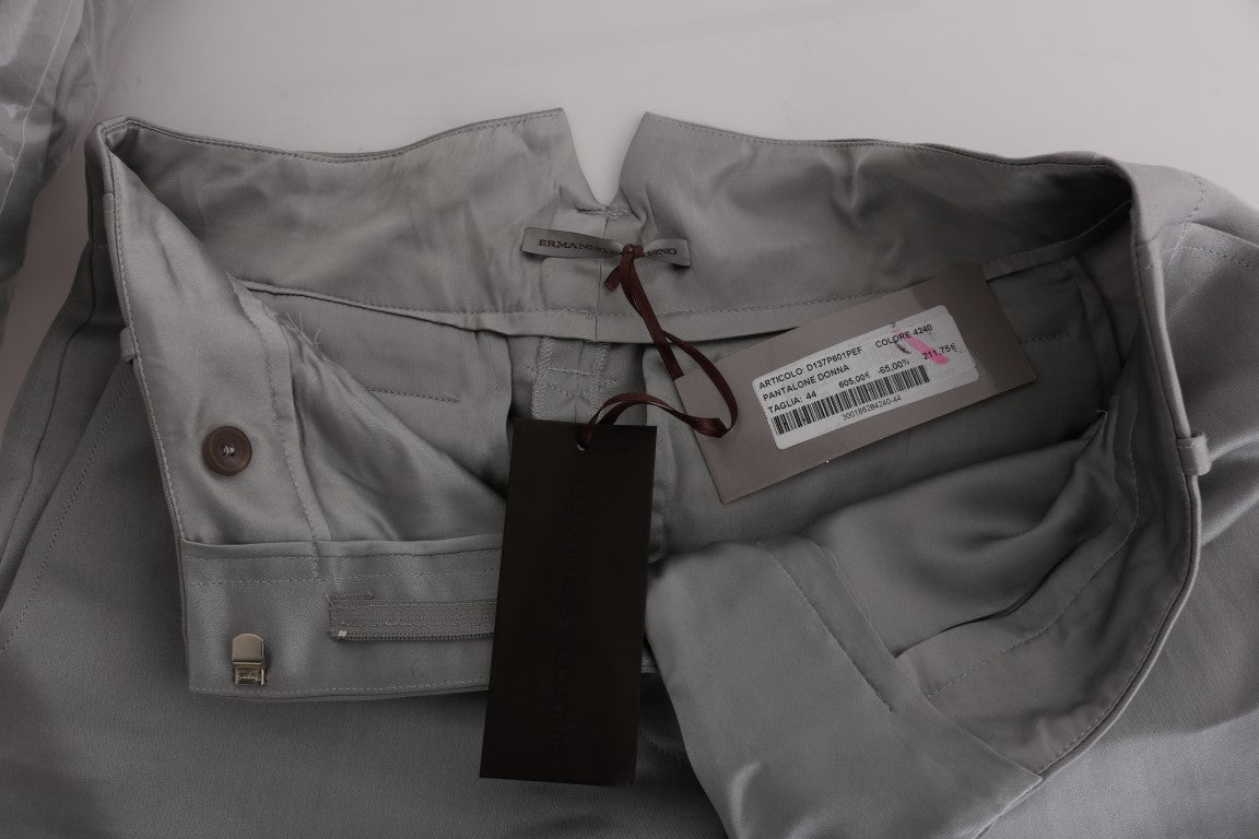 Pantaloni scurți de mătase Ermanno Scervino Chic Gri