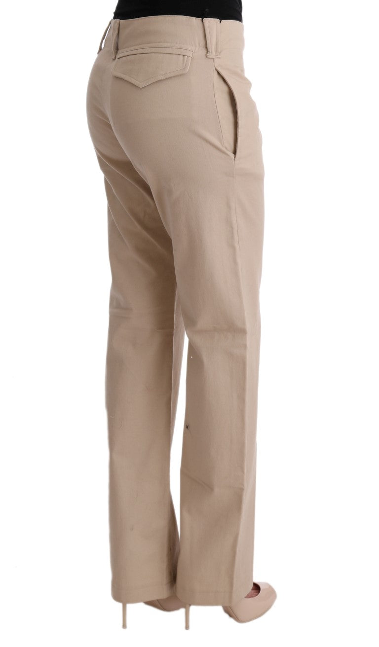 Ermanno Scervino Chic Beige Kurzhose – Regular Fit Elegance