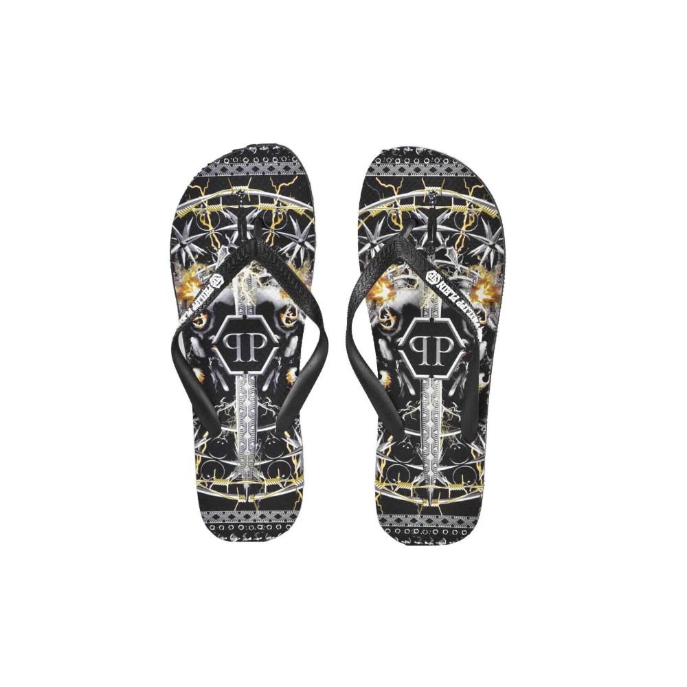 Philipp Plein Mehrfarbige Polyester-Sandalen für Damen
