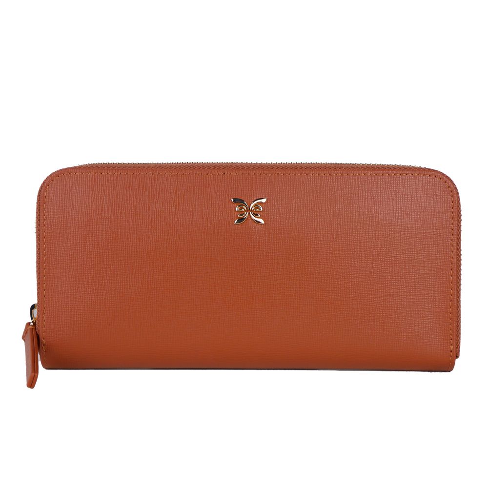 Portofel elegant din piele cu fermoar Ungaro