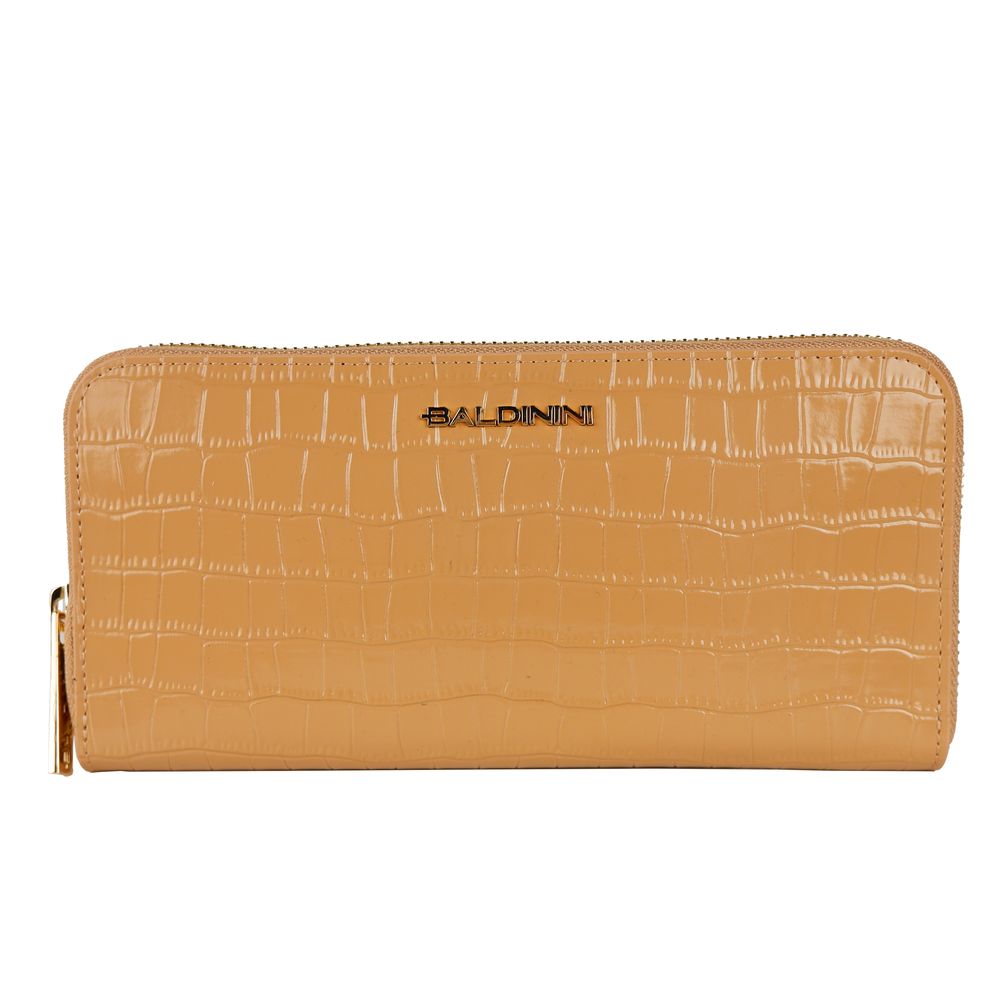 Portofel elegant din piele cu imprimeu crocodil Baldinini Trend