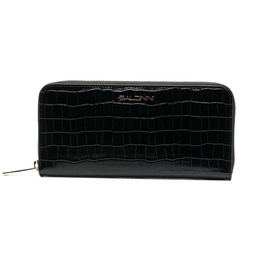 Portofel elegant din piele cu imprimeu crocodil Baldinini Trend