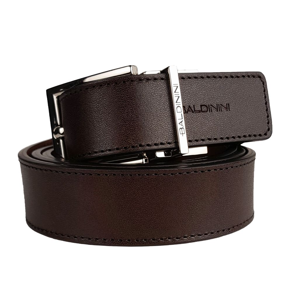 Baldinini Trend Herrengürtel aus braunem Kalbsleder