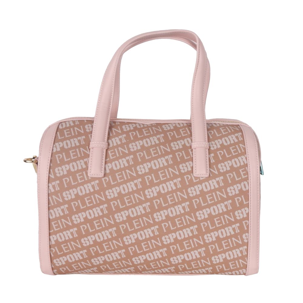 Plein Sport Chic – Umhängetasche aus Öko-Leder in Rosa
