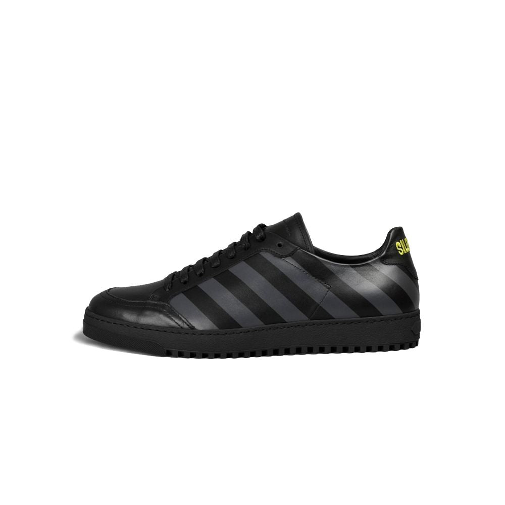 Off-White Damen Sneaker aus schwarzem Kalbsleder