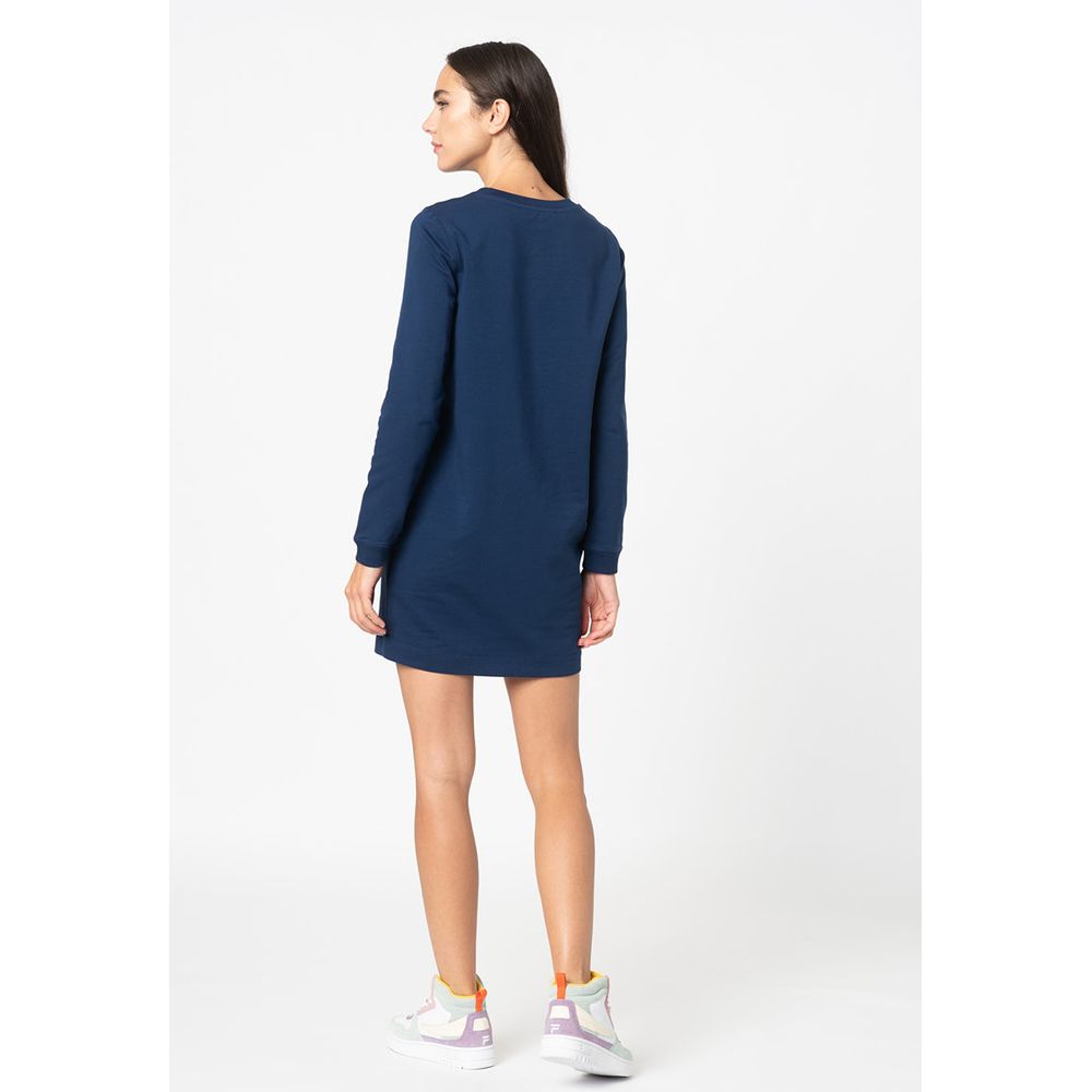Rochie de damă Love Moschino albastră din bumbac