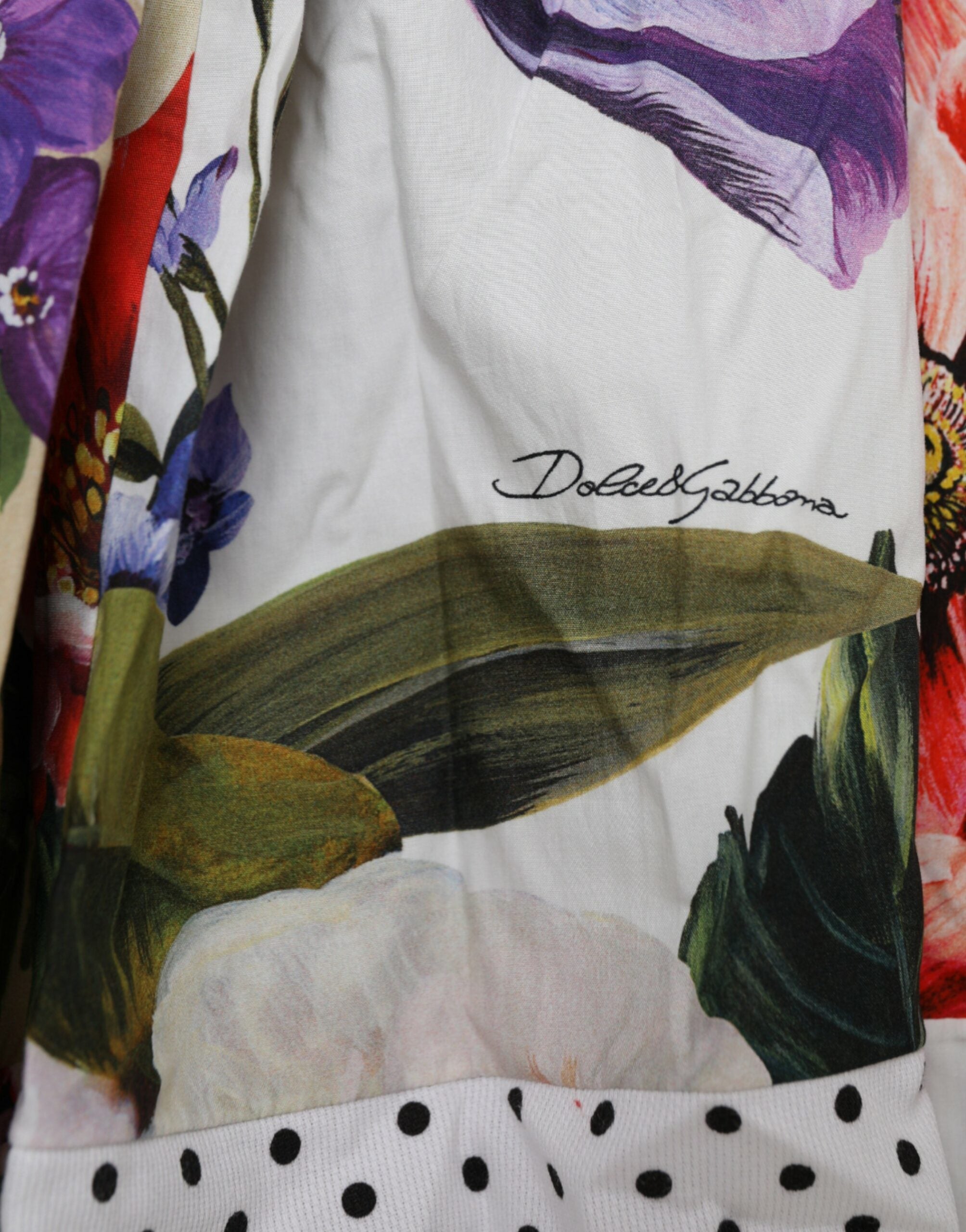 Rochie mini Dolce &amp; Gabbana din bumbac multicolor cu model patchwork Aline