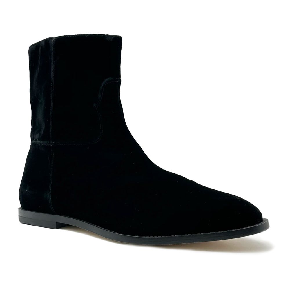 Off-White Damen Stiefelette aus schwarzem Kalbsleder