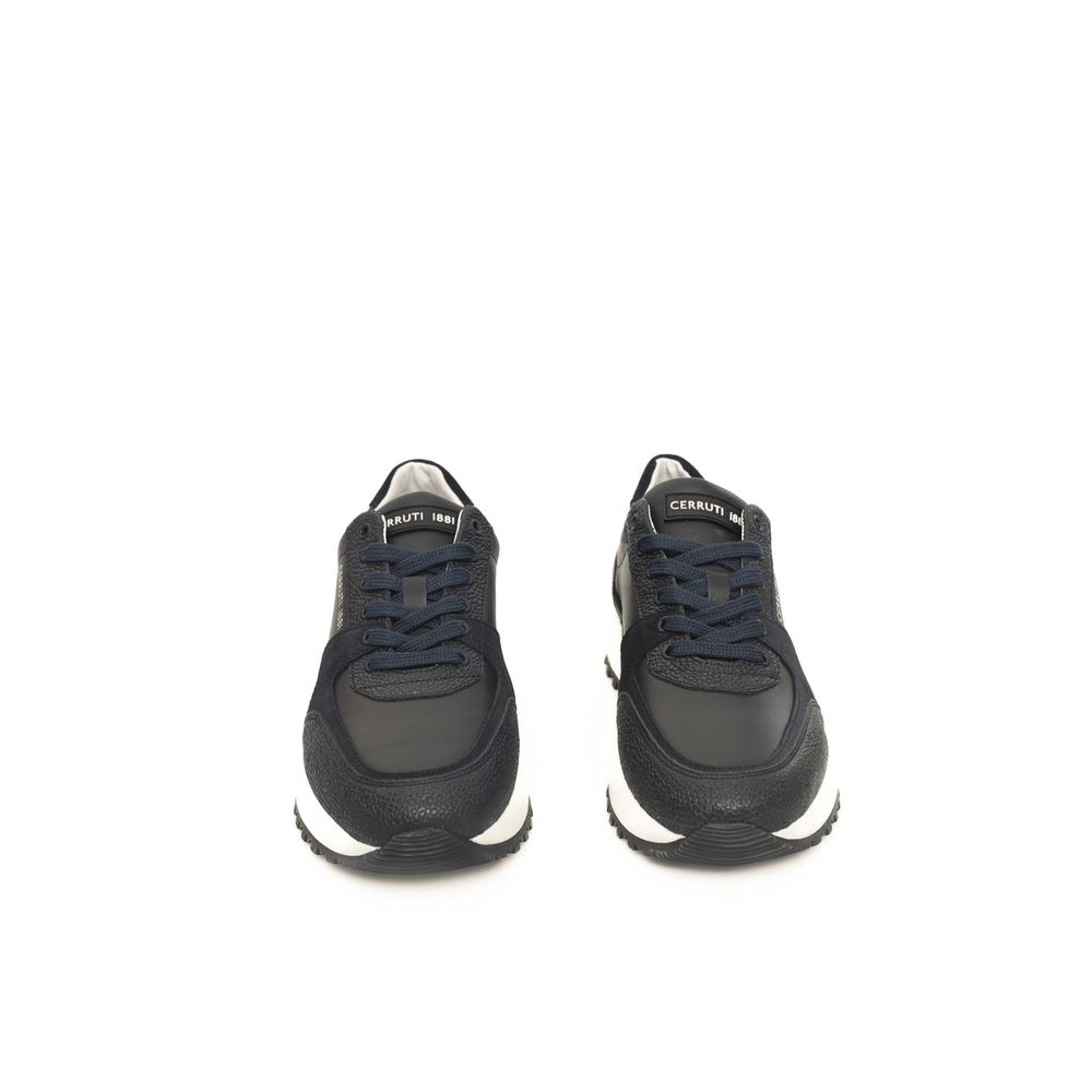 Cerruti 1881 Herren-Sneaker aus blauem Rindsleder