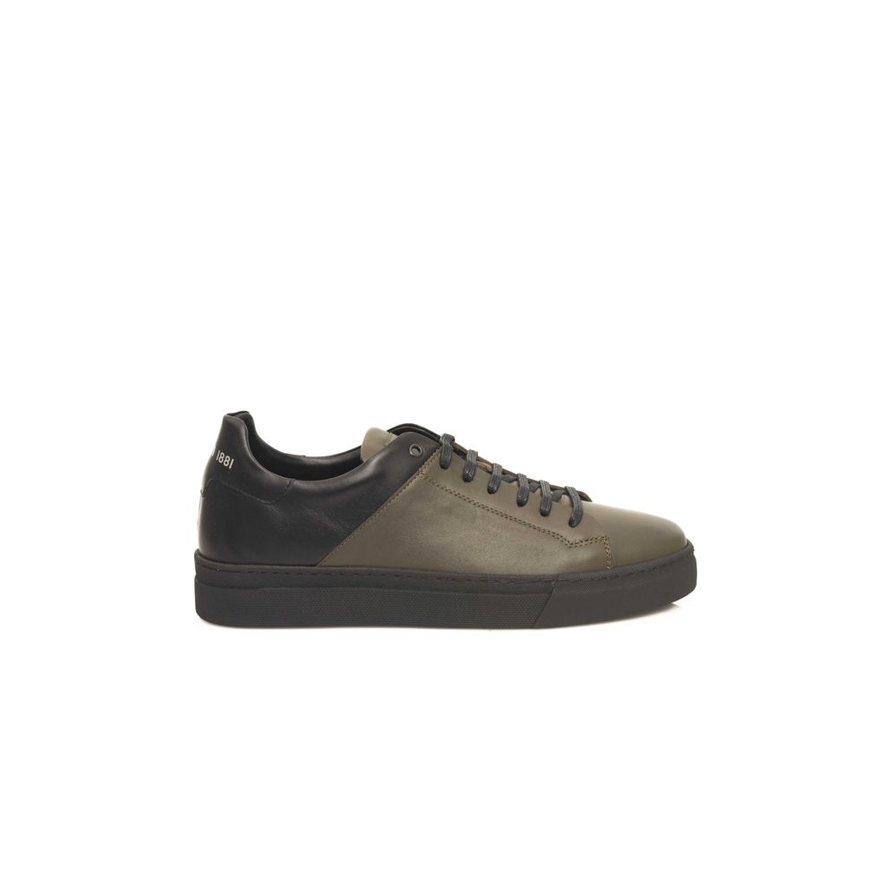 Cerruti 1881 Herren Sneaker aus grünem Rindsleder