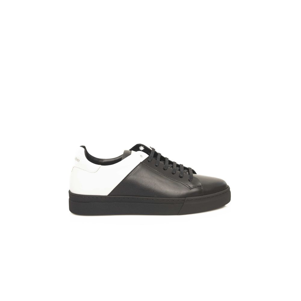 Cerruti 1881 Herren-Sneaker aus schwarzem Leder