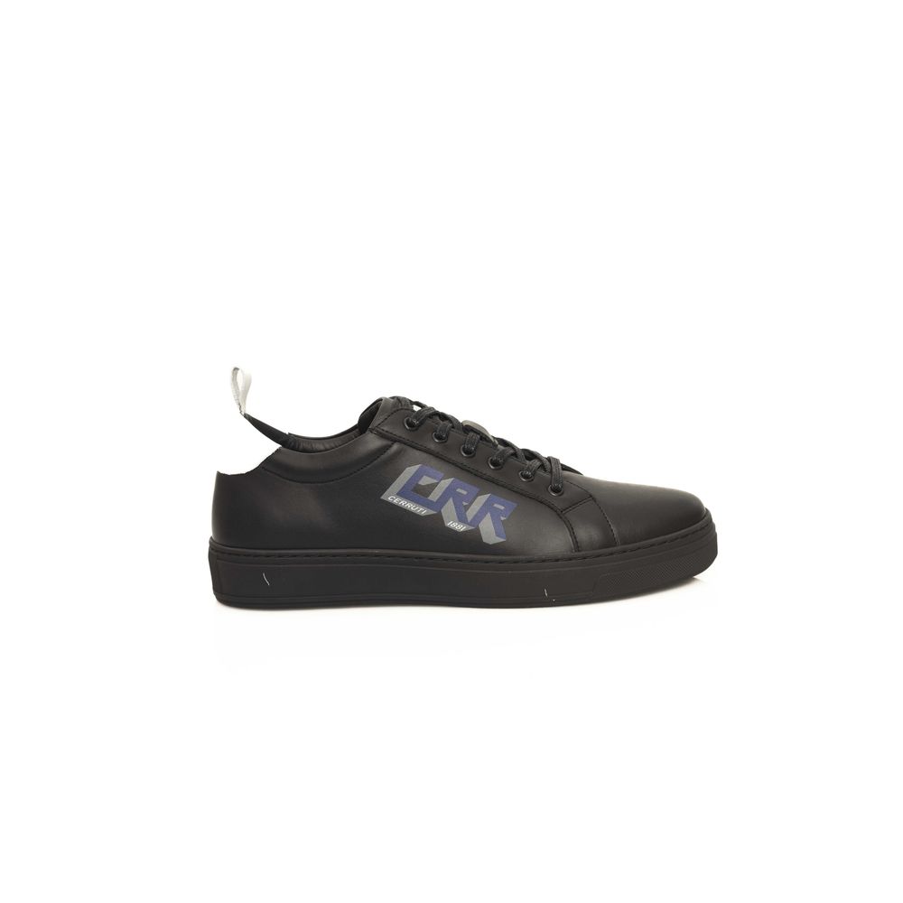 Cerruti 1881 Herren-Sneaker aus schwarzem Rindsleder