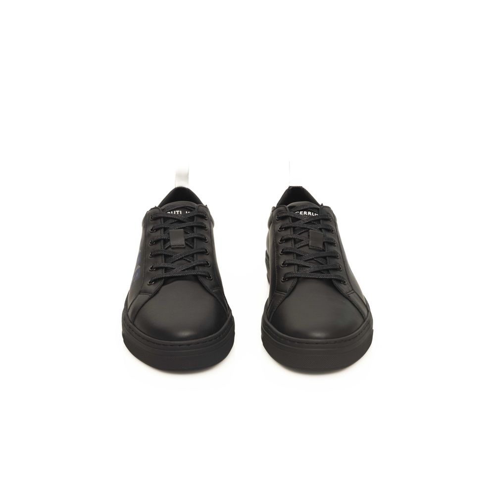 Cerruti 1881 Herren-Sneaker aus schwarzem Rindsleder