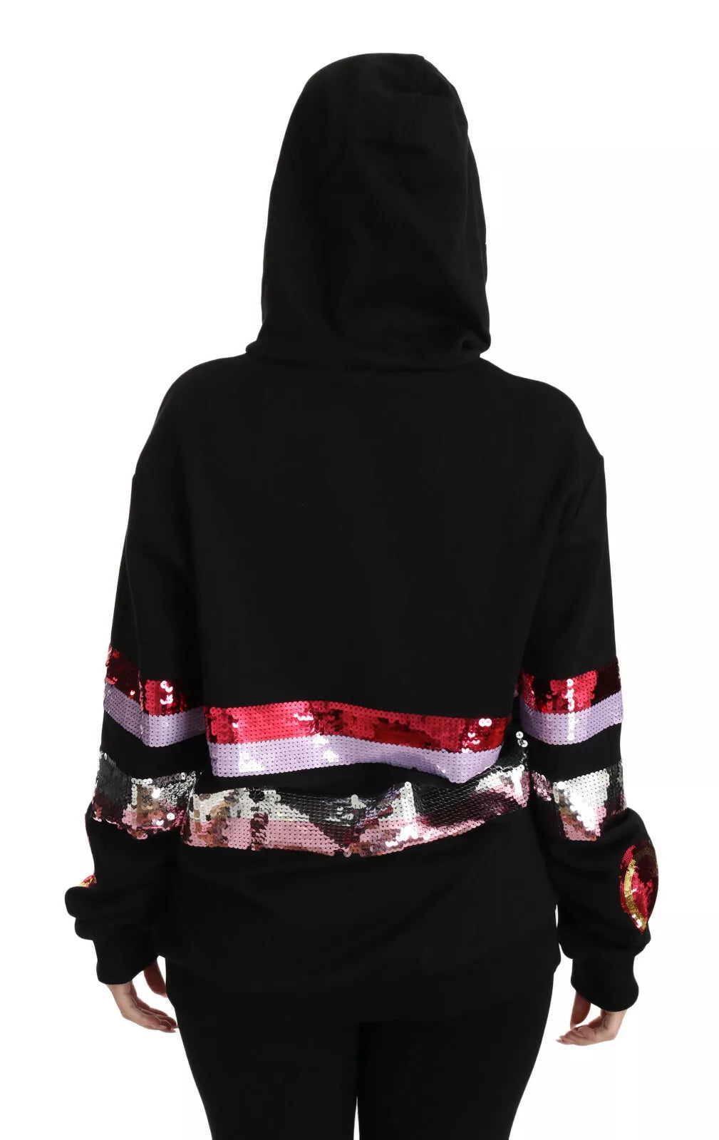 Dolce &amp; Gabbana DG Pailletten-Kapuzenpullover