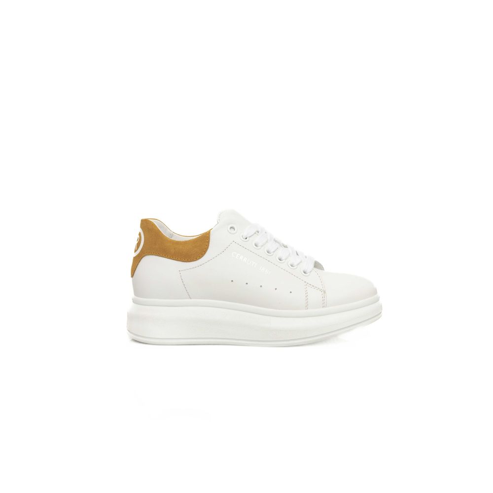 Cerruti 1881 Damen-Sneaker aus weißem Leder