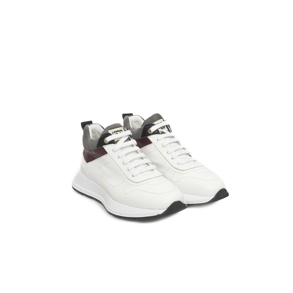 Cerruti 1881 Damen-Sneaker aus weißem Leder