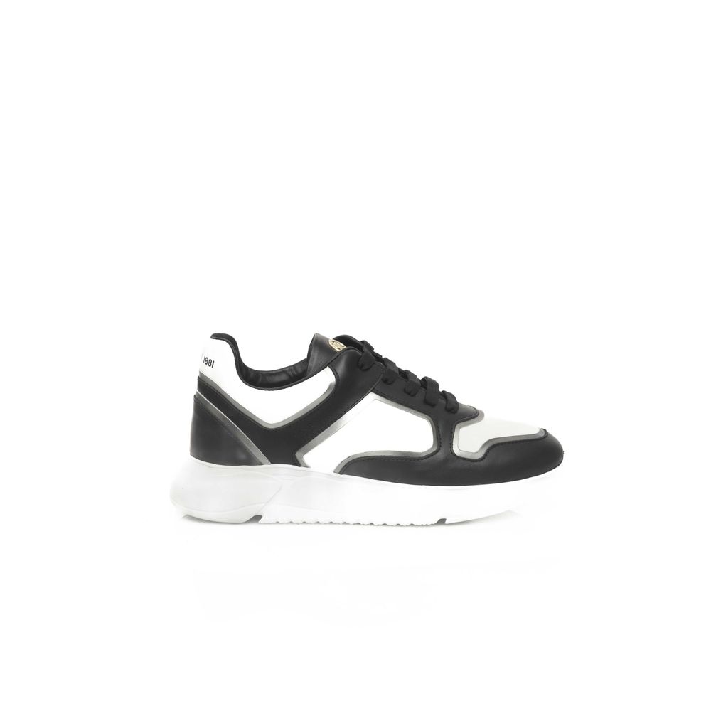 Cerruti 1881 Damen Sneaker aus schwarzem Rindsleder